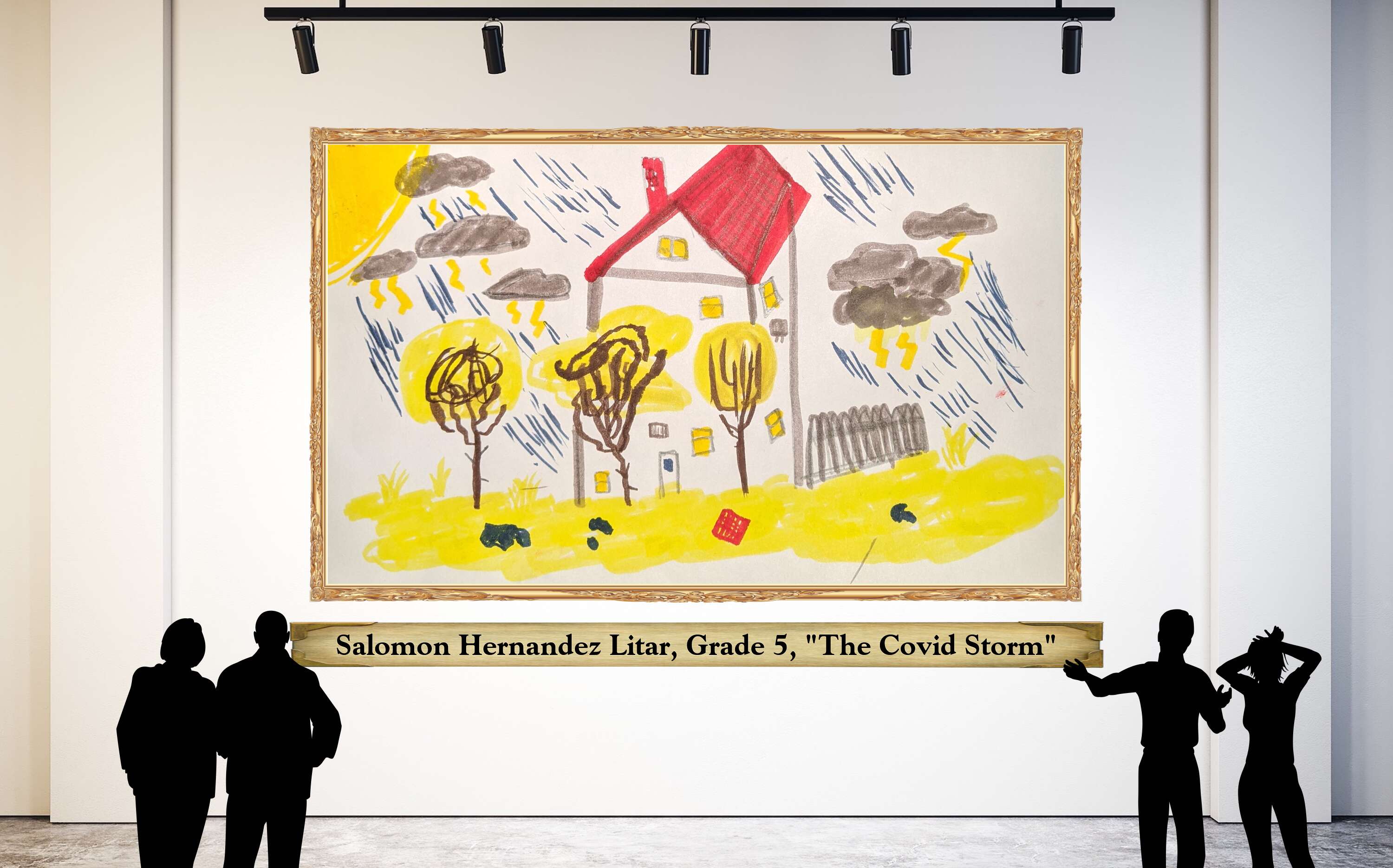 Salomon Hernandez Litar, Grade 5, &quot;The Covid Storm&quot;