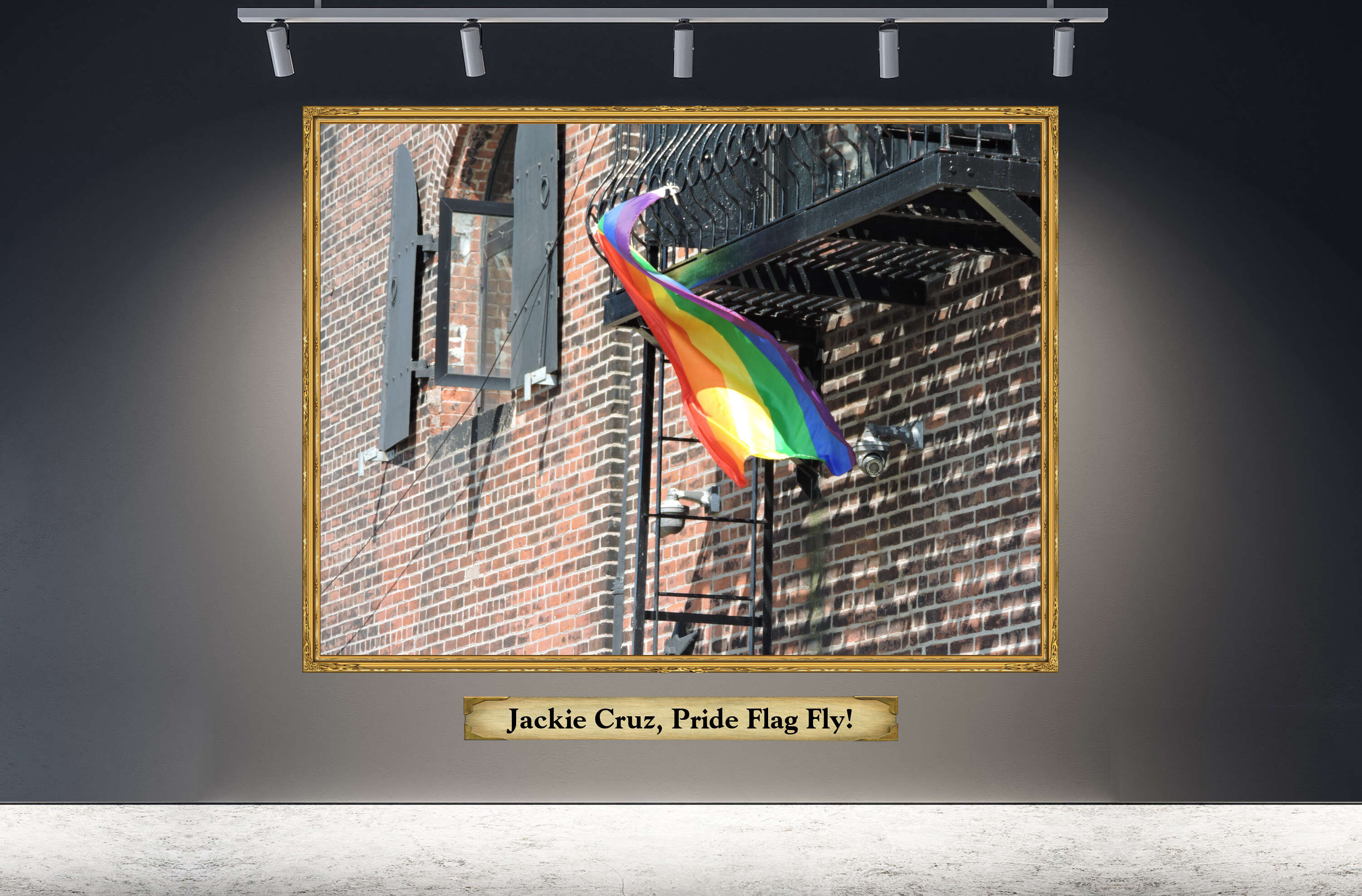 Jackie Cruz, Pride Flag Fly!