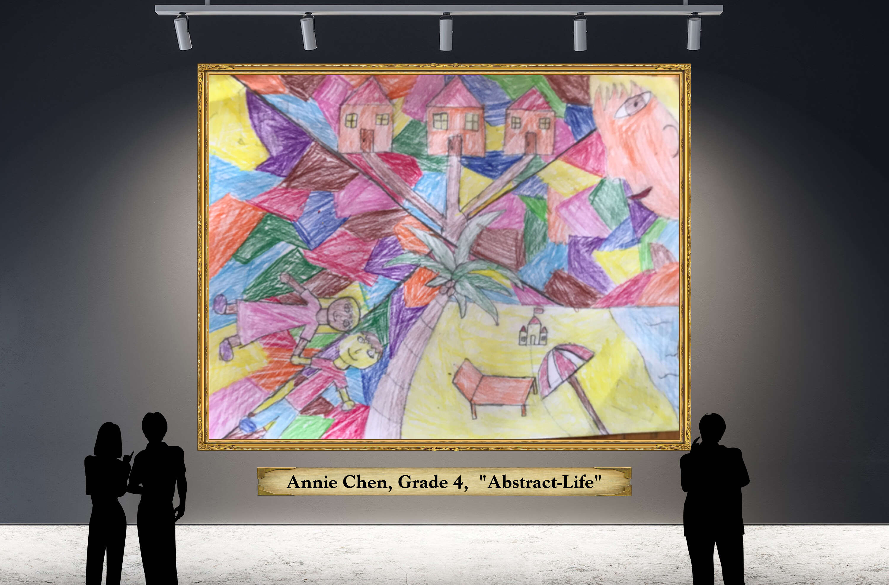 Annie Chen, Grade 4,  &quot;Abstract-Life&quot;