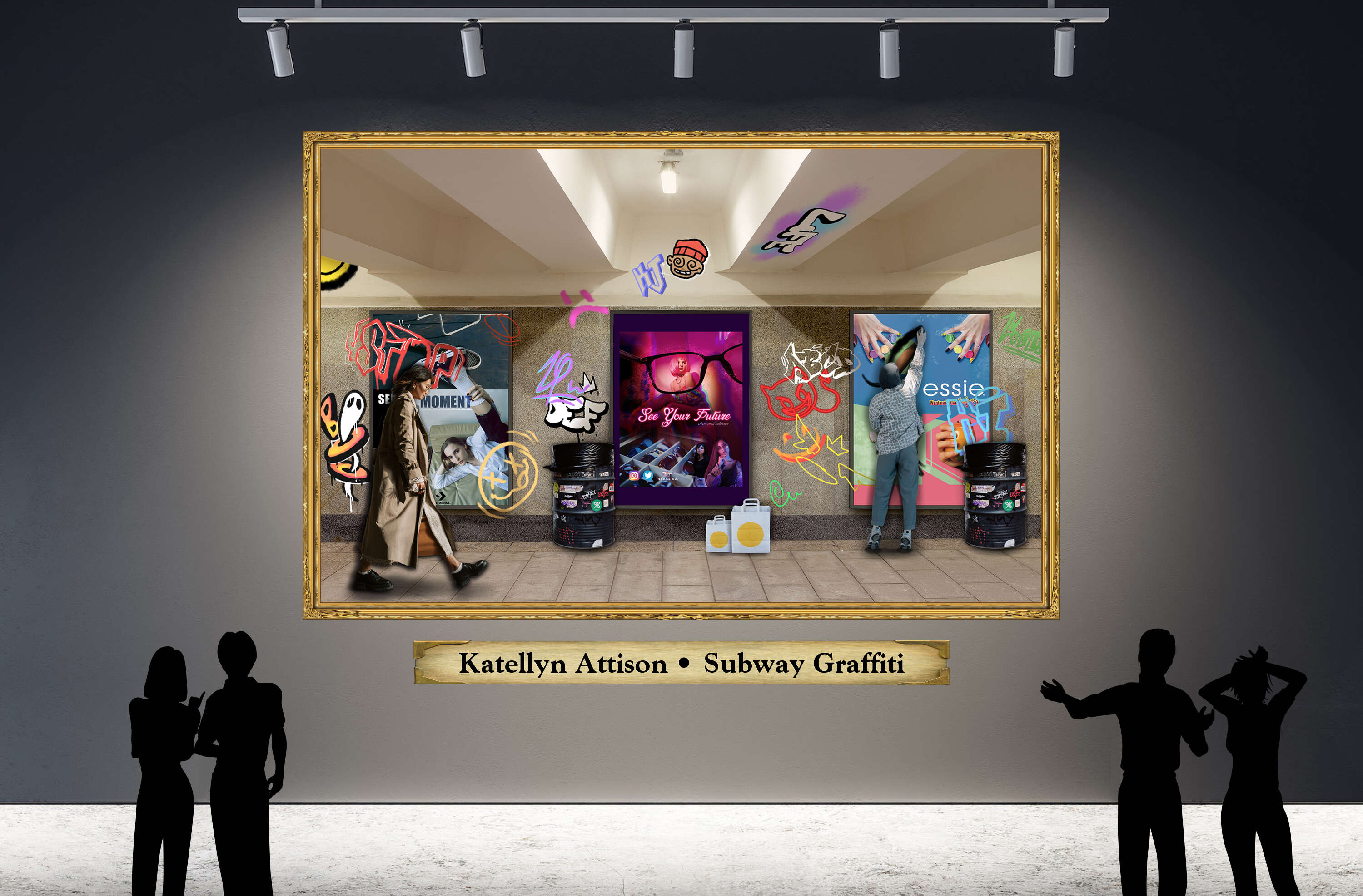 Katellyn Attison • Subway Graffiti