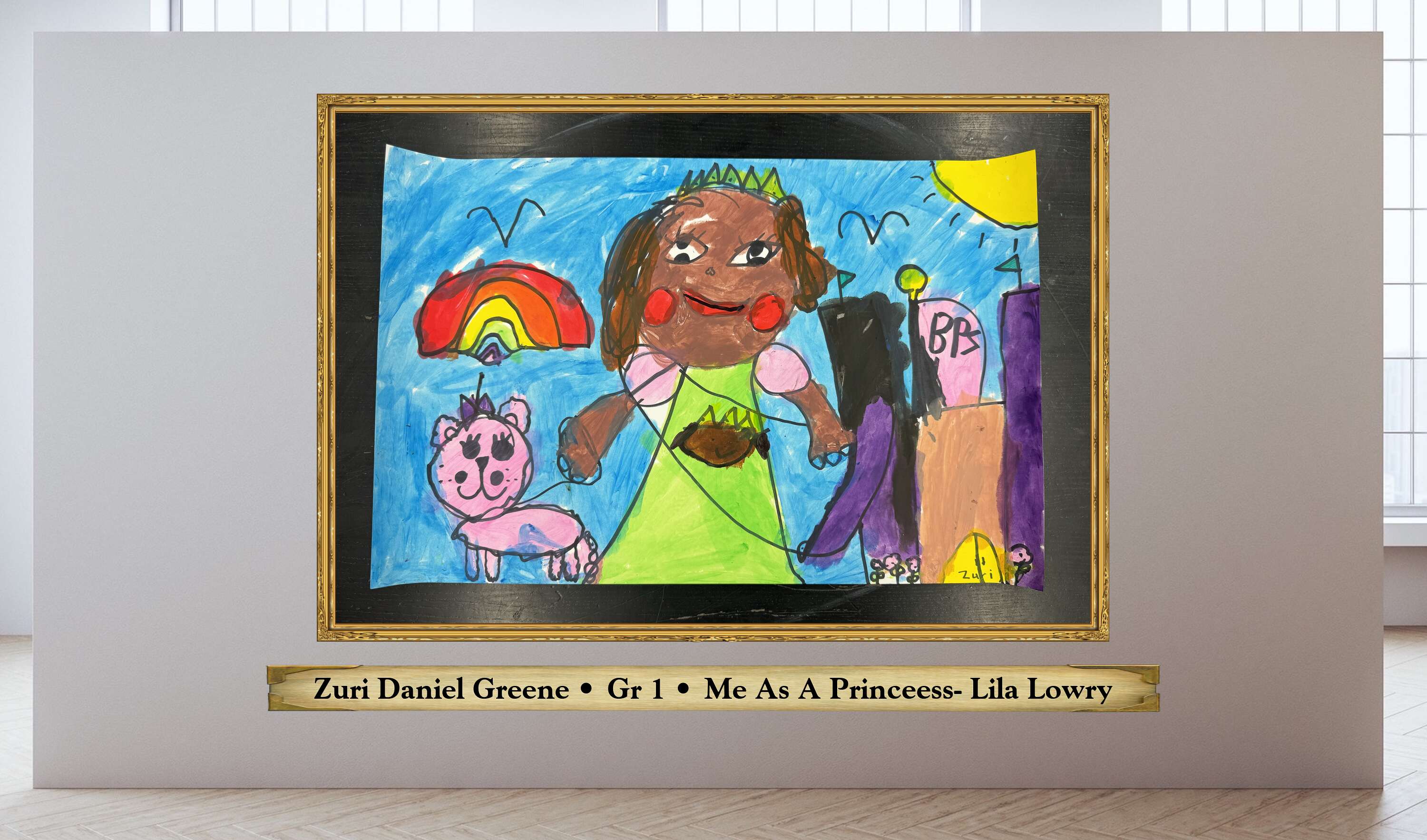 Zuri Daniel Greene • Gr 1 • Me As A Princeess- Lila Lowry