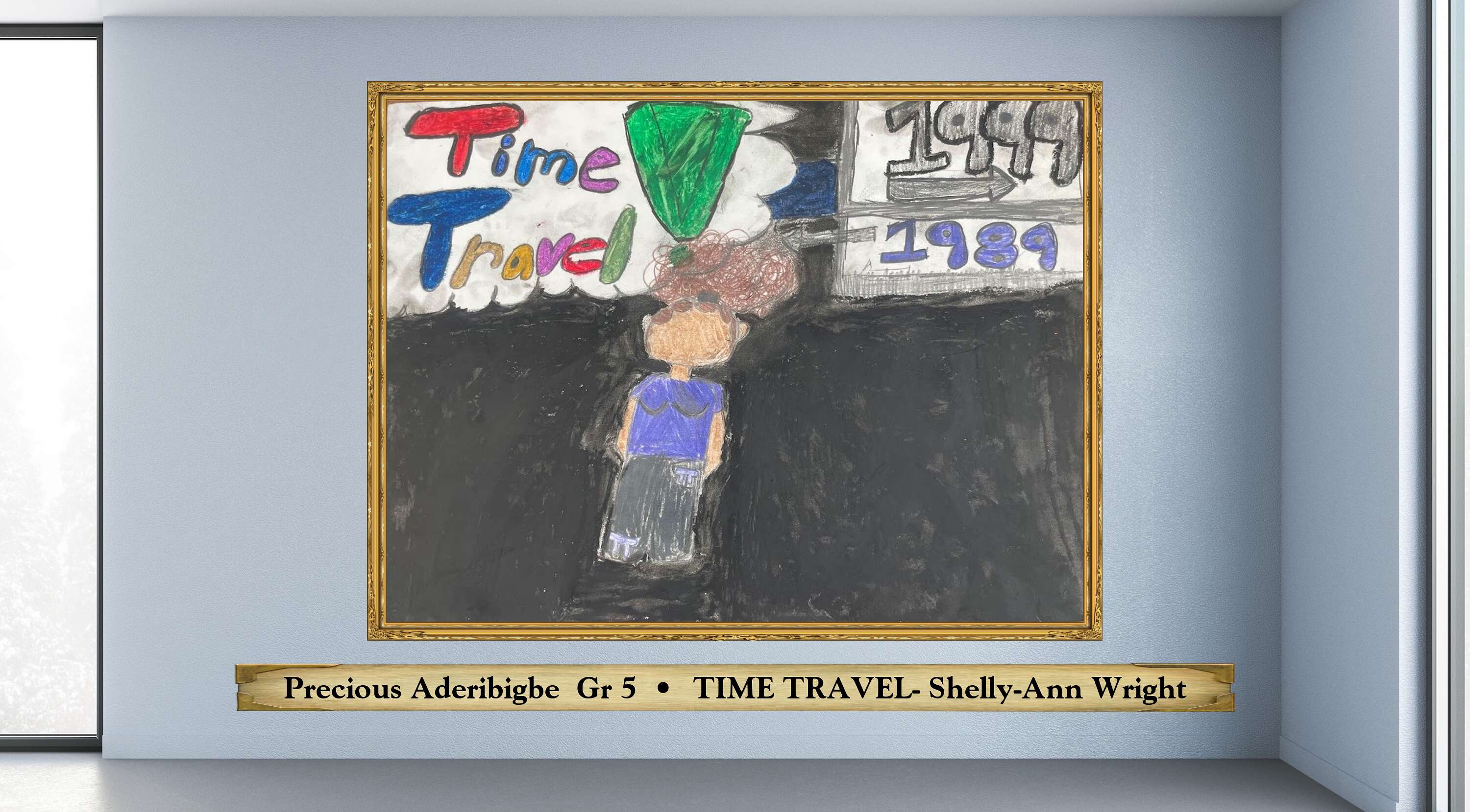 Precious Aderibigbe  Gr 5  •  TIME TRAVEL- Shelly-Ann Wright