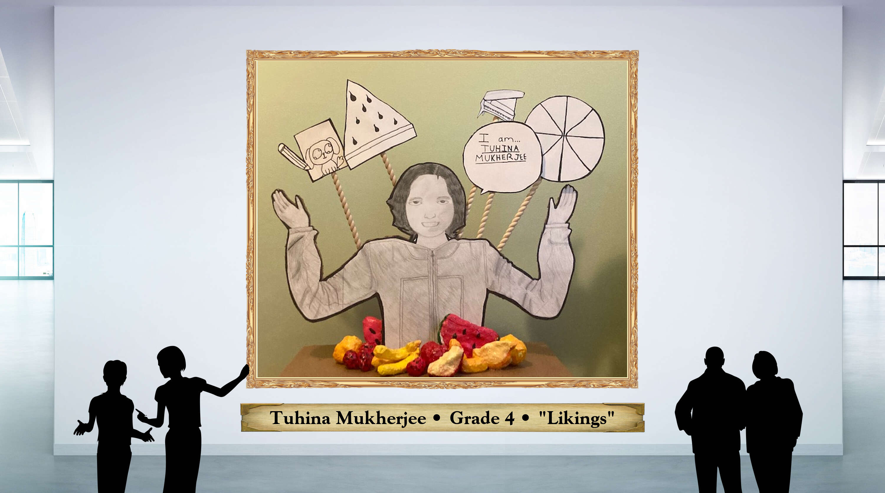 Tuhina Mukherjee • Grade 4 • &quot;Likings&quot;