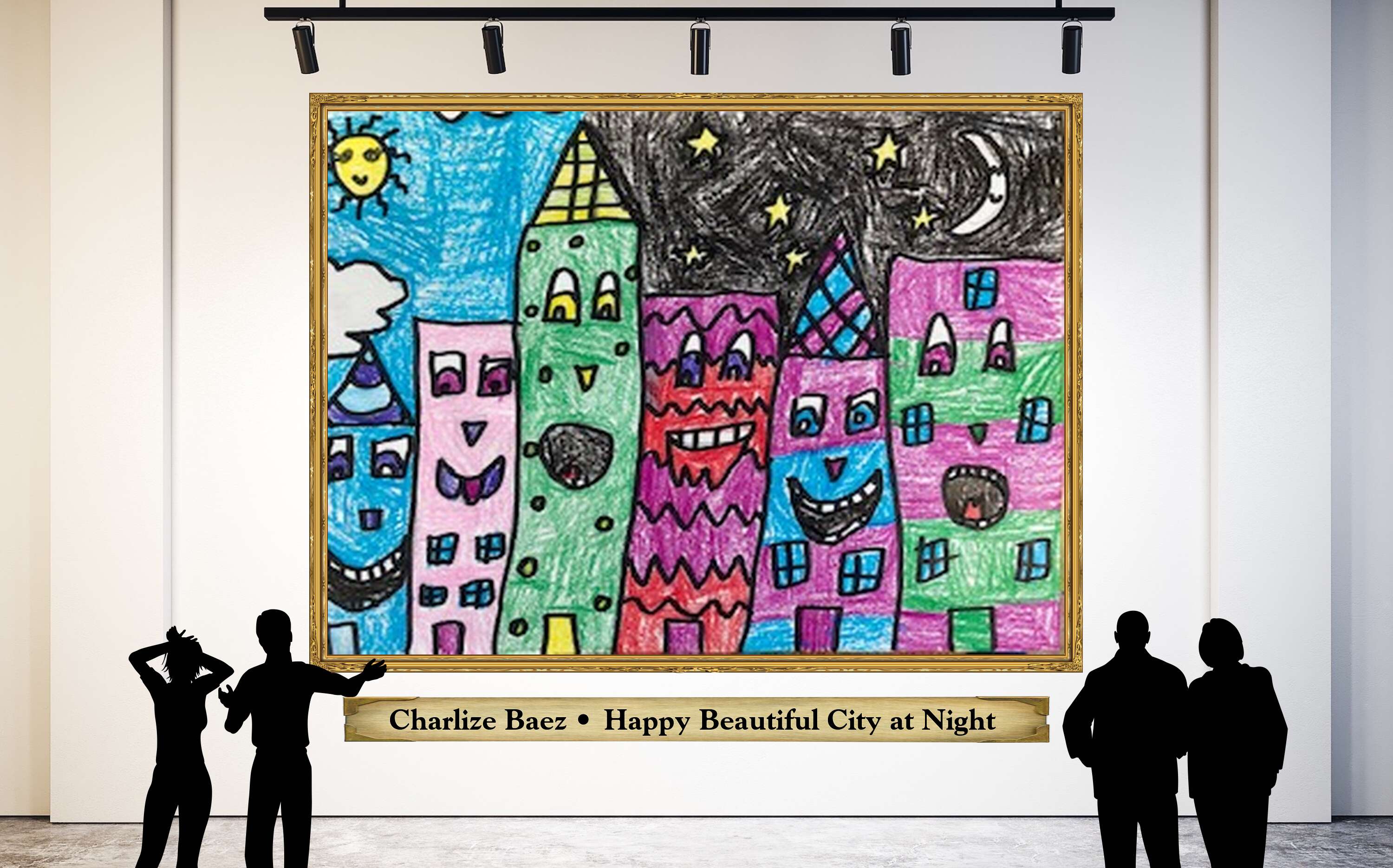Charlize Baez • Happy Beautiful City at Night 