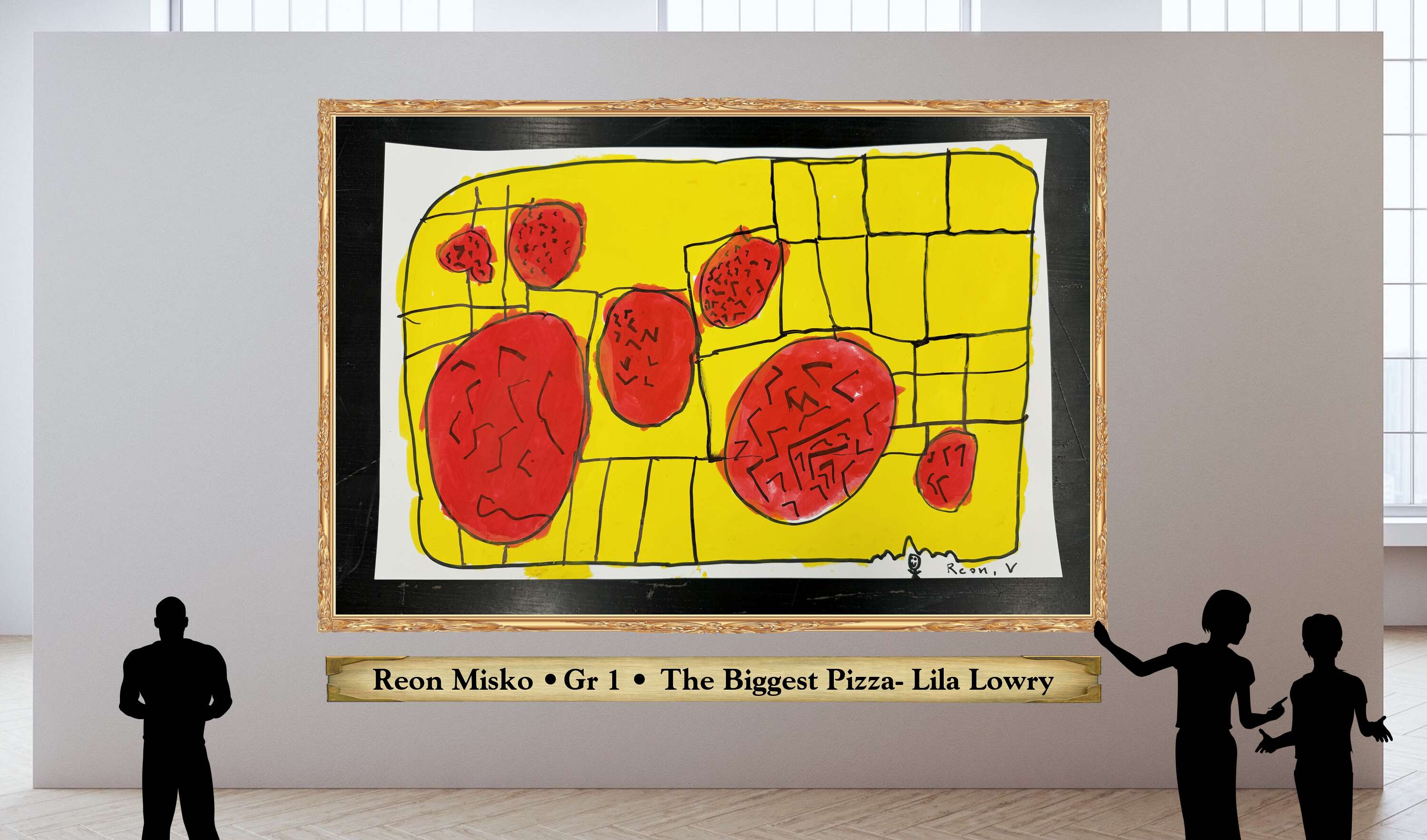 Reon Misko •Gr 1 • The Biggest Pizza- Lila Lowry