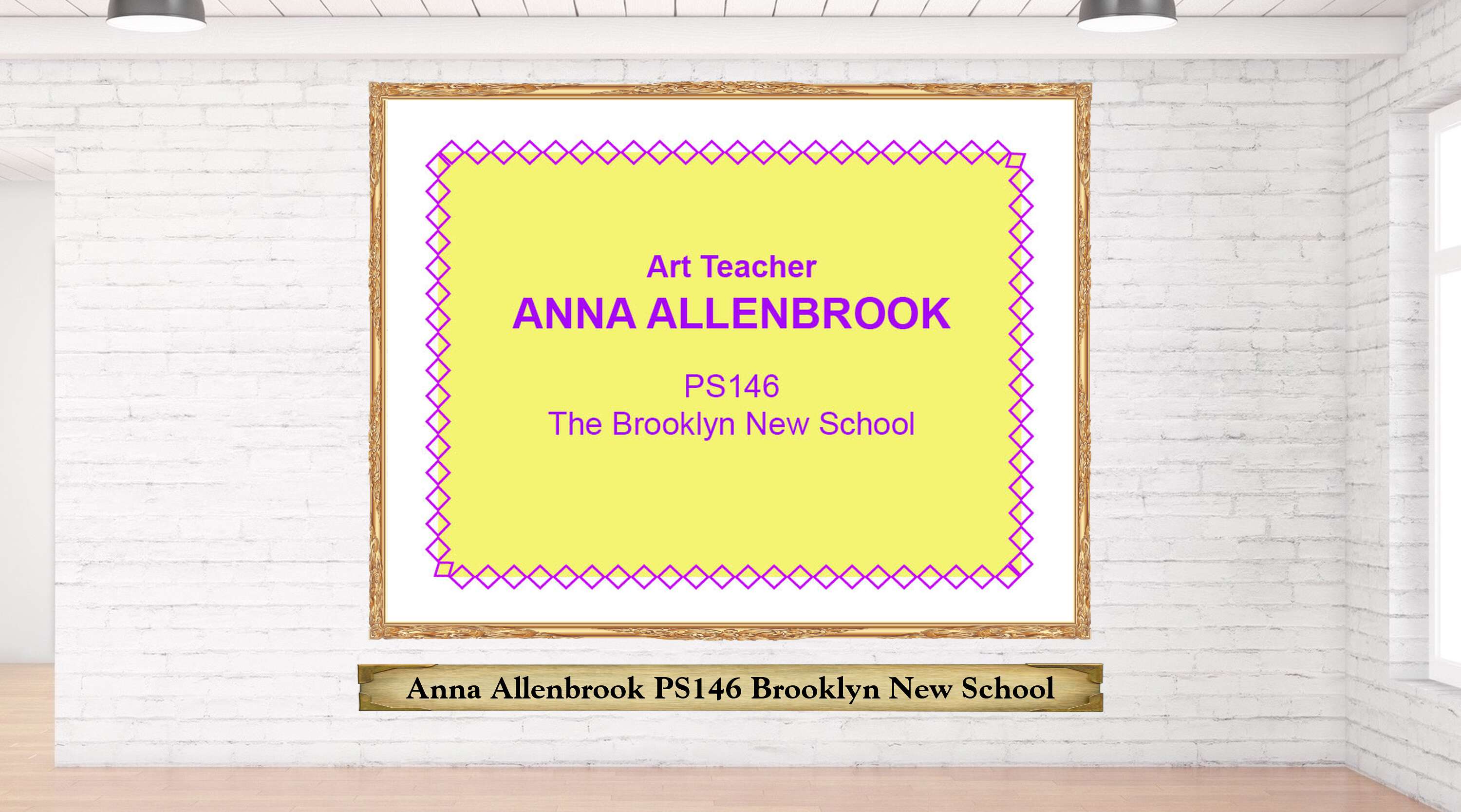 Anna Allenbrook PS146 Brooklyn New School