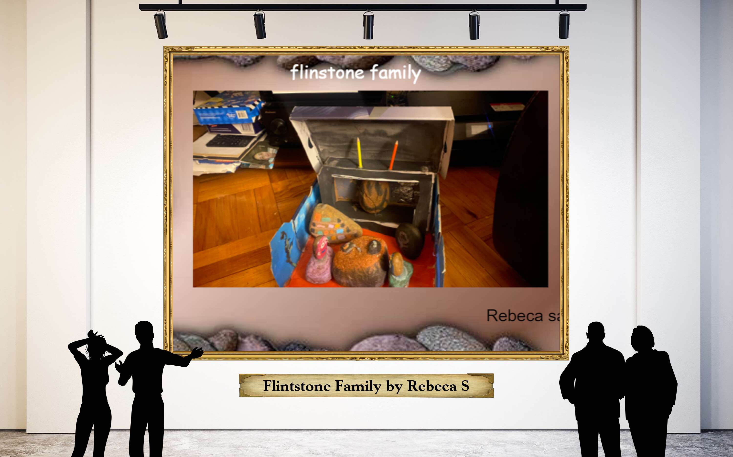 Flintstone Family by Rebeca S