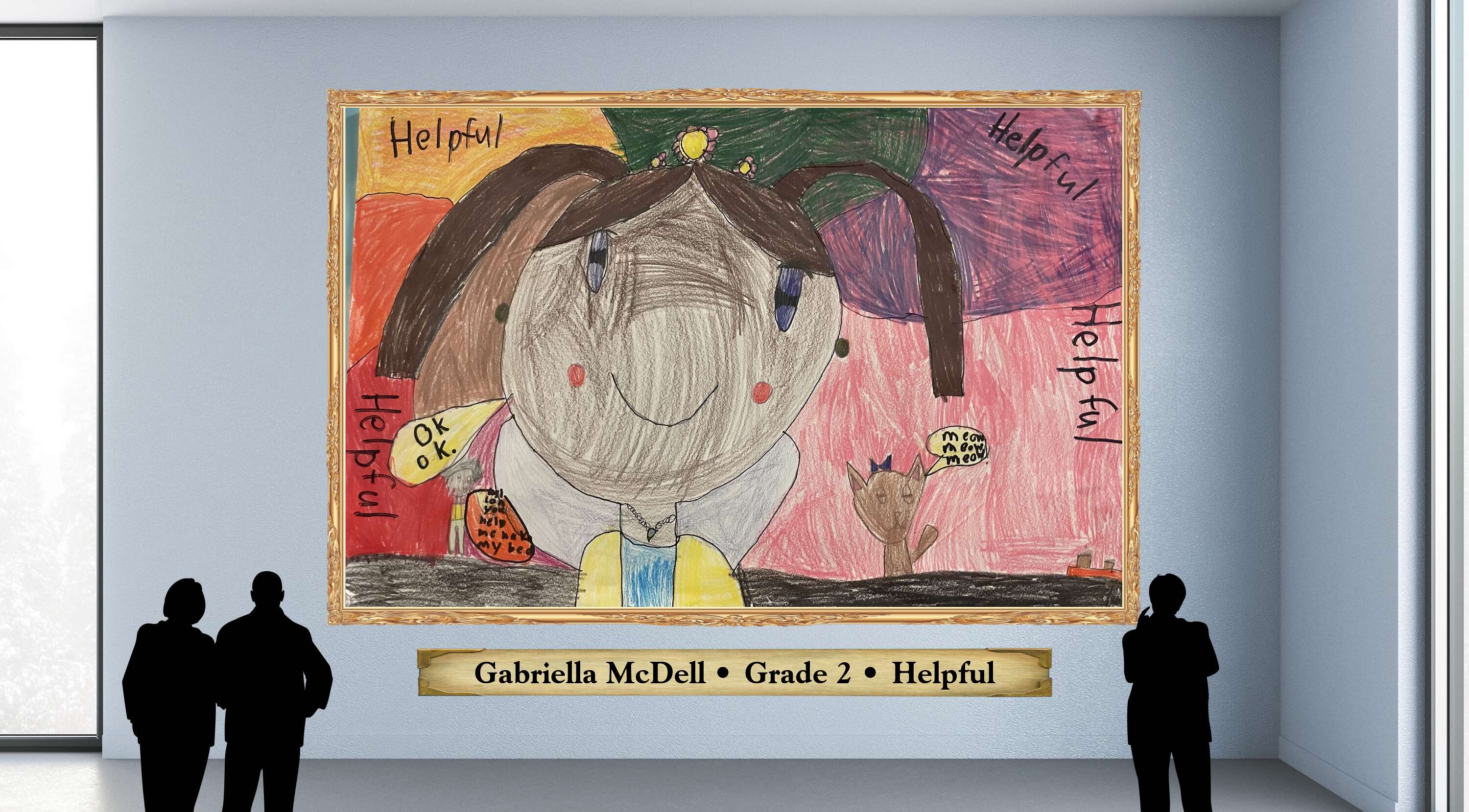  Gabriella McDell • Grade 2 • Helpful 