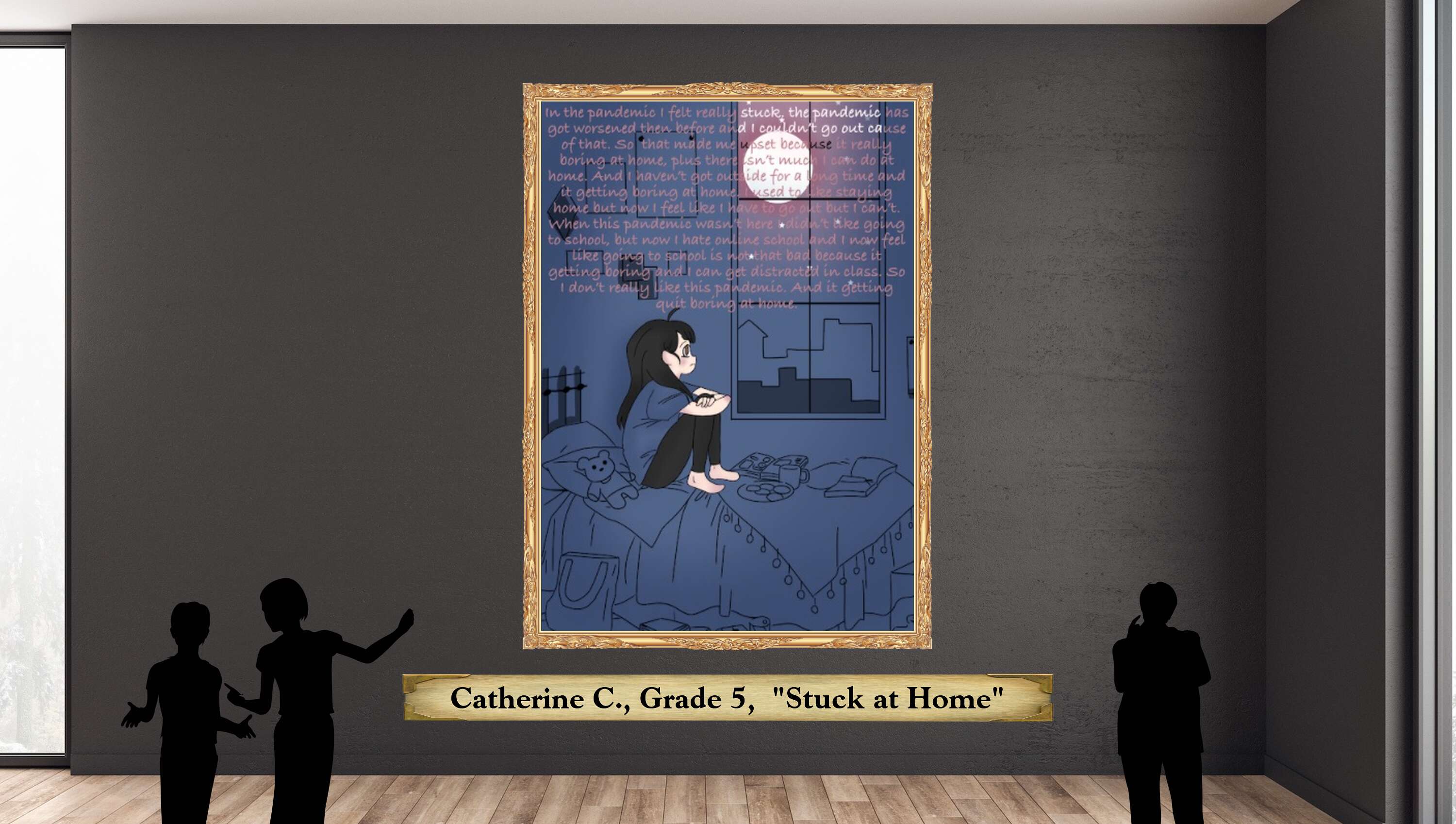 Catherine C., Grade 5,  &quot;Stuck at Home&quot;