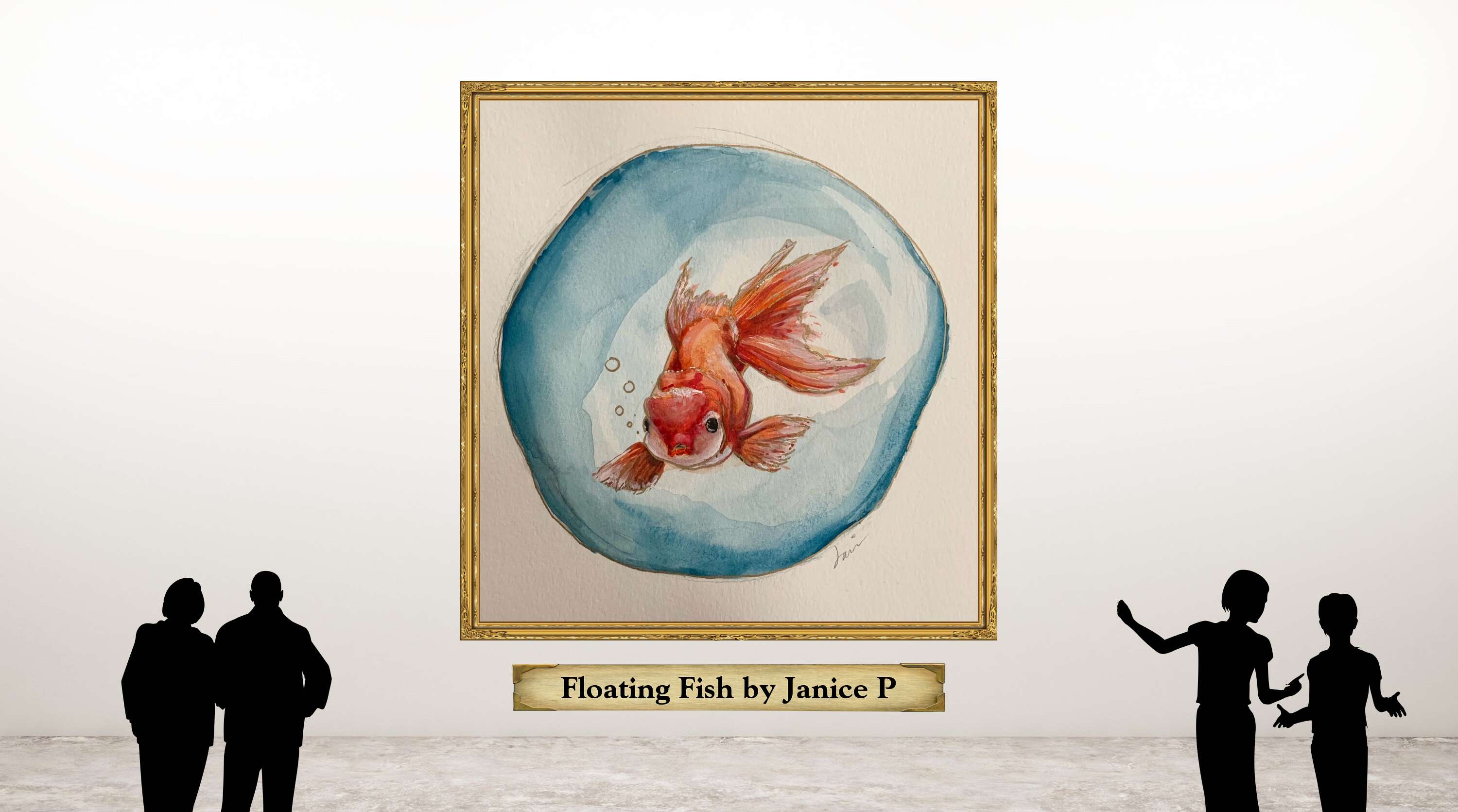 Floating Fish by Janice P