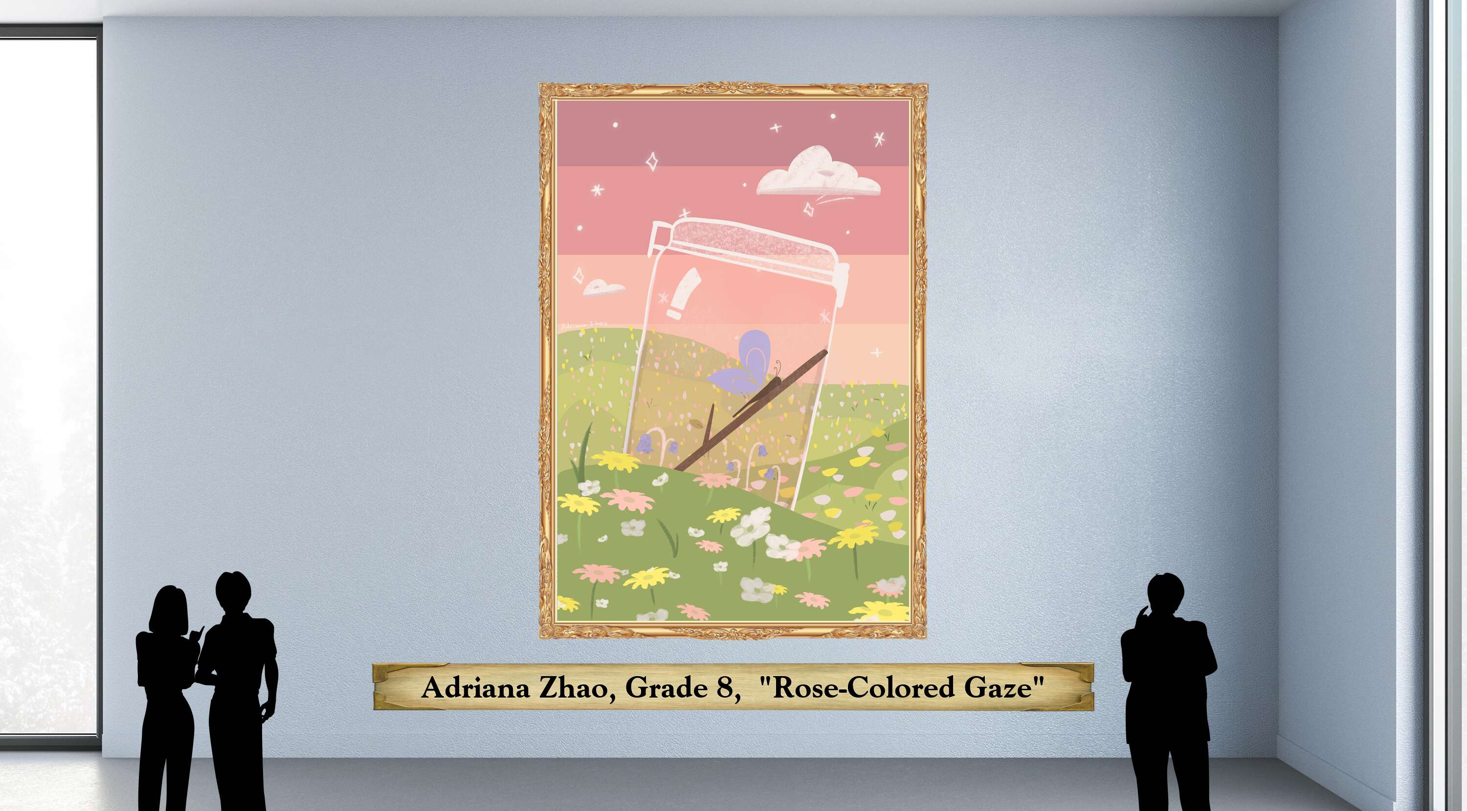 Adriana Zhao, Grade 8,  &quot;Rose-Colored Gaze&quot;
