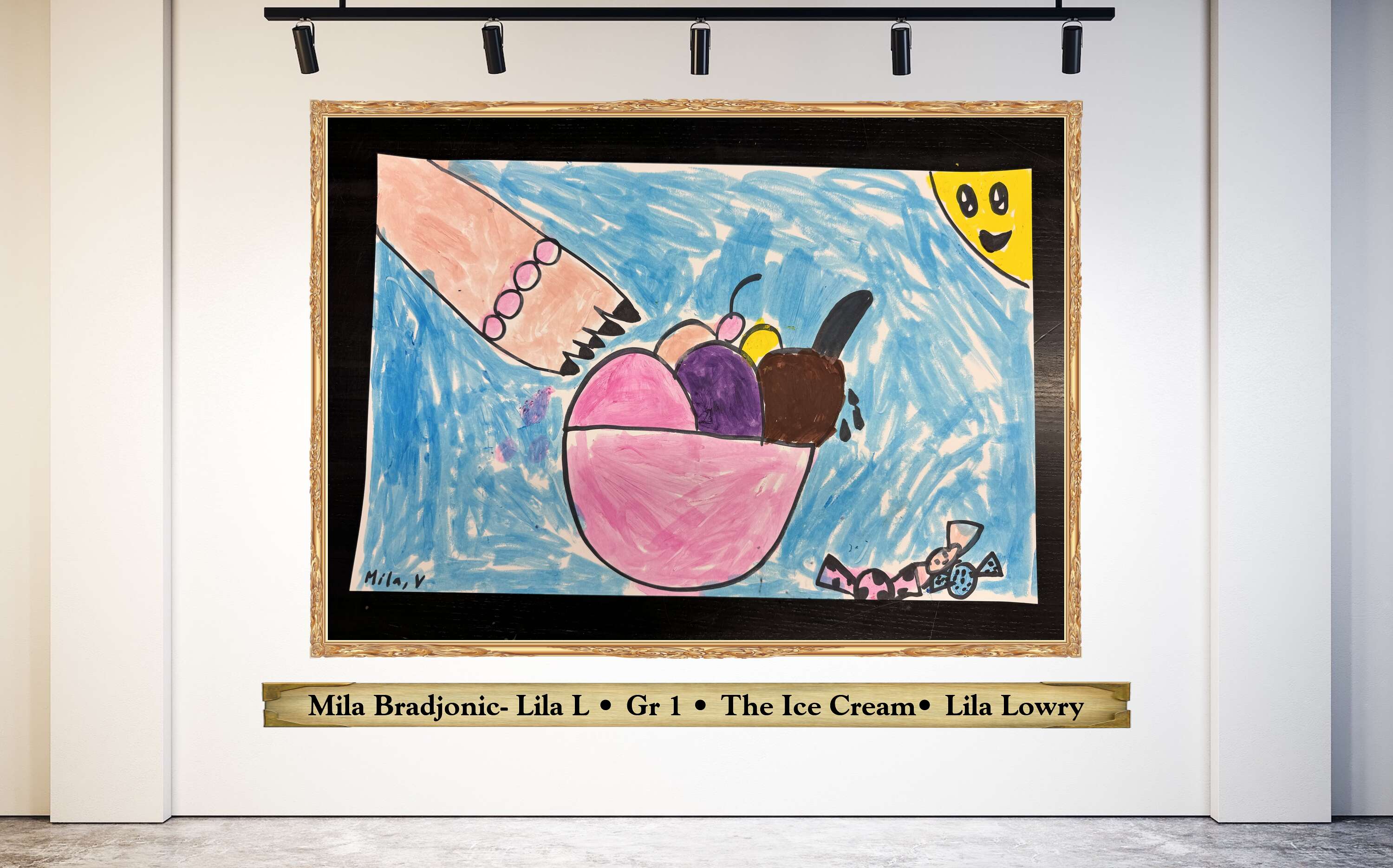 Mila Bradjonic- Lila L • Gr 1 • The Ice Cream• Lila Lowry