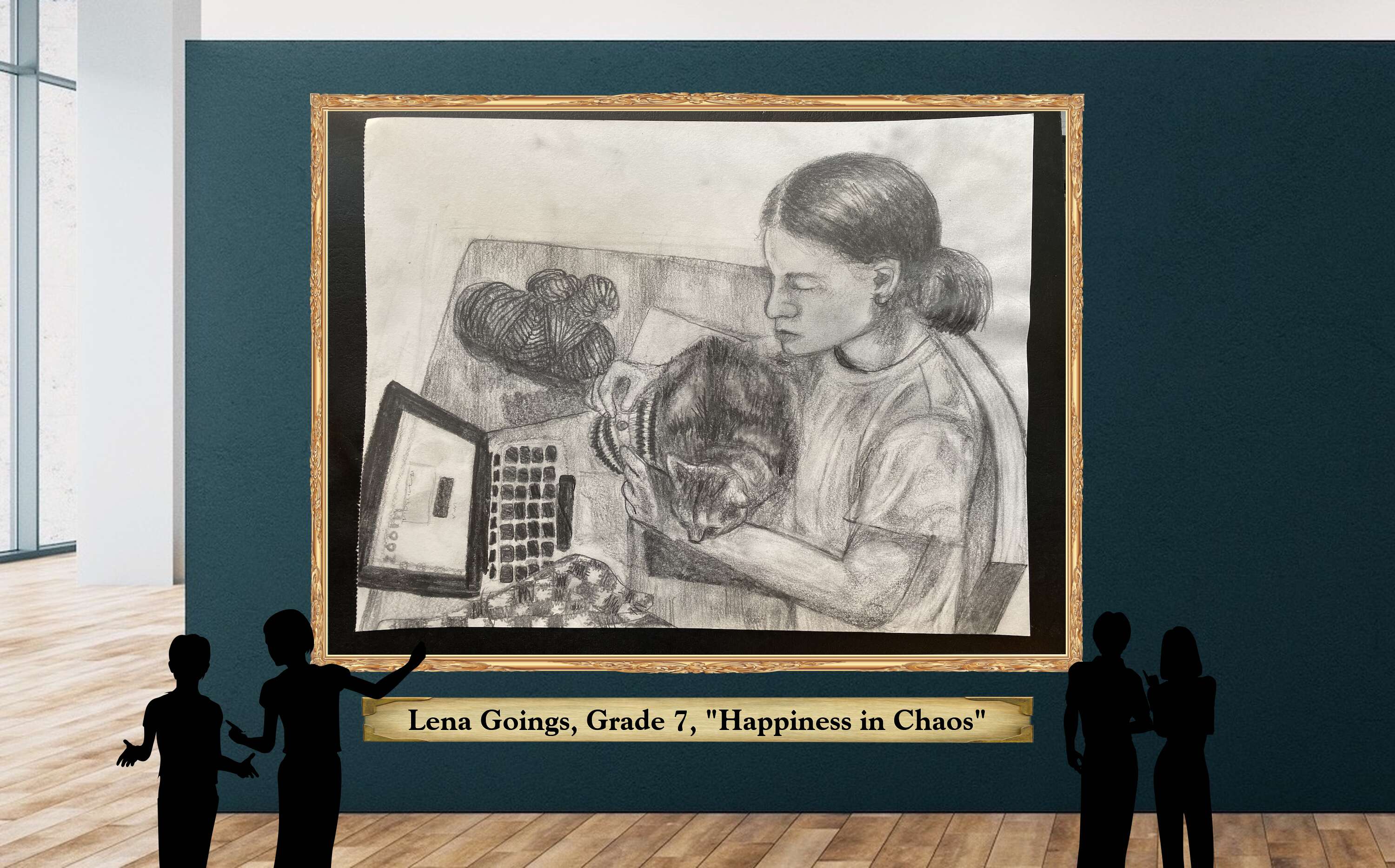 Lena Goings, Grade 7, &quot;Happiness in Chaos&quot;