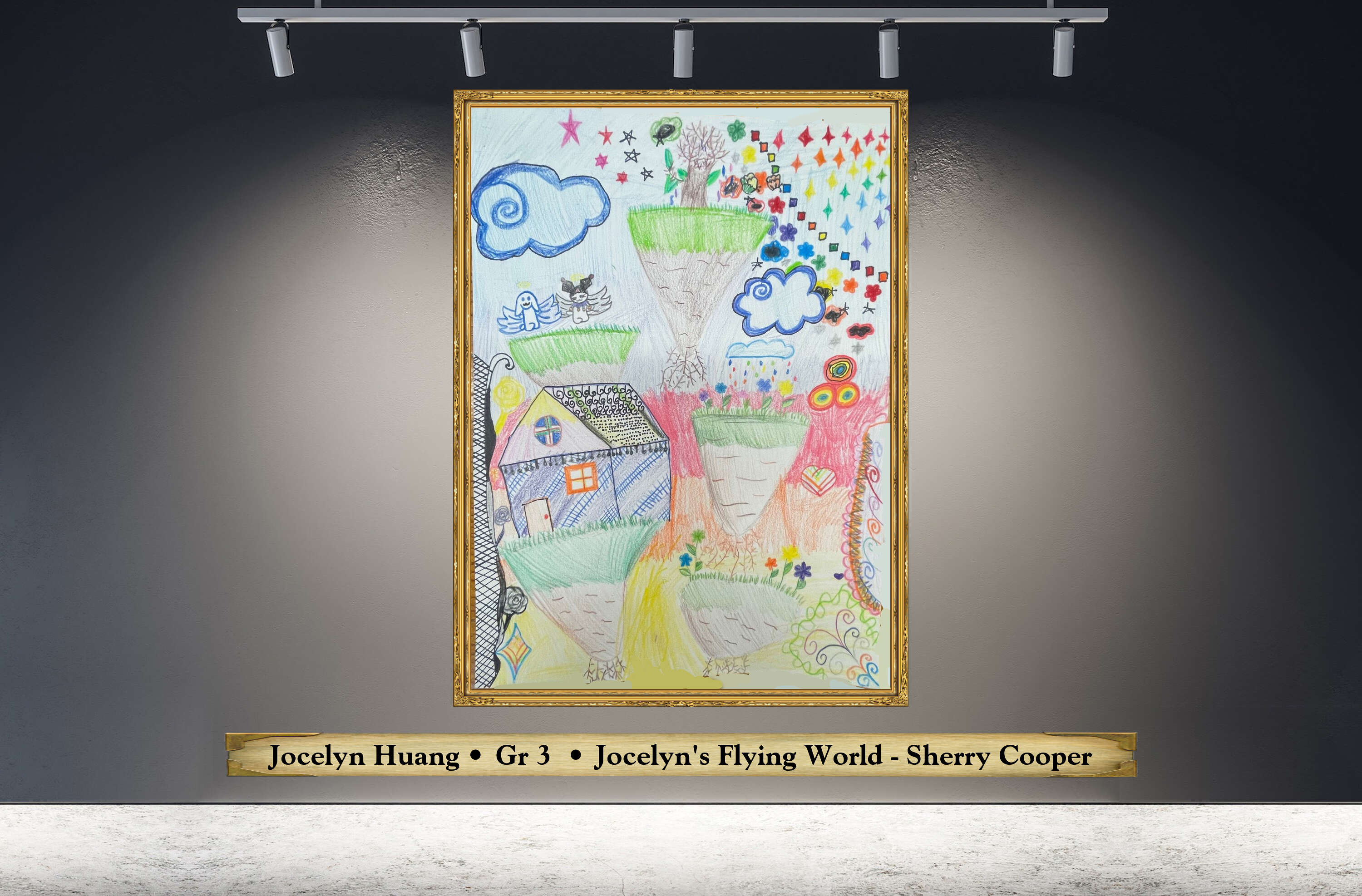 Jocelyn Huang • Gr 3  • Jocelyn&#039;s Flying World - Sherry Cooper