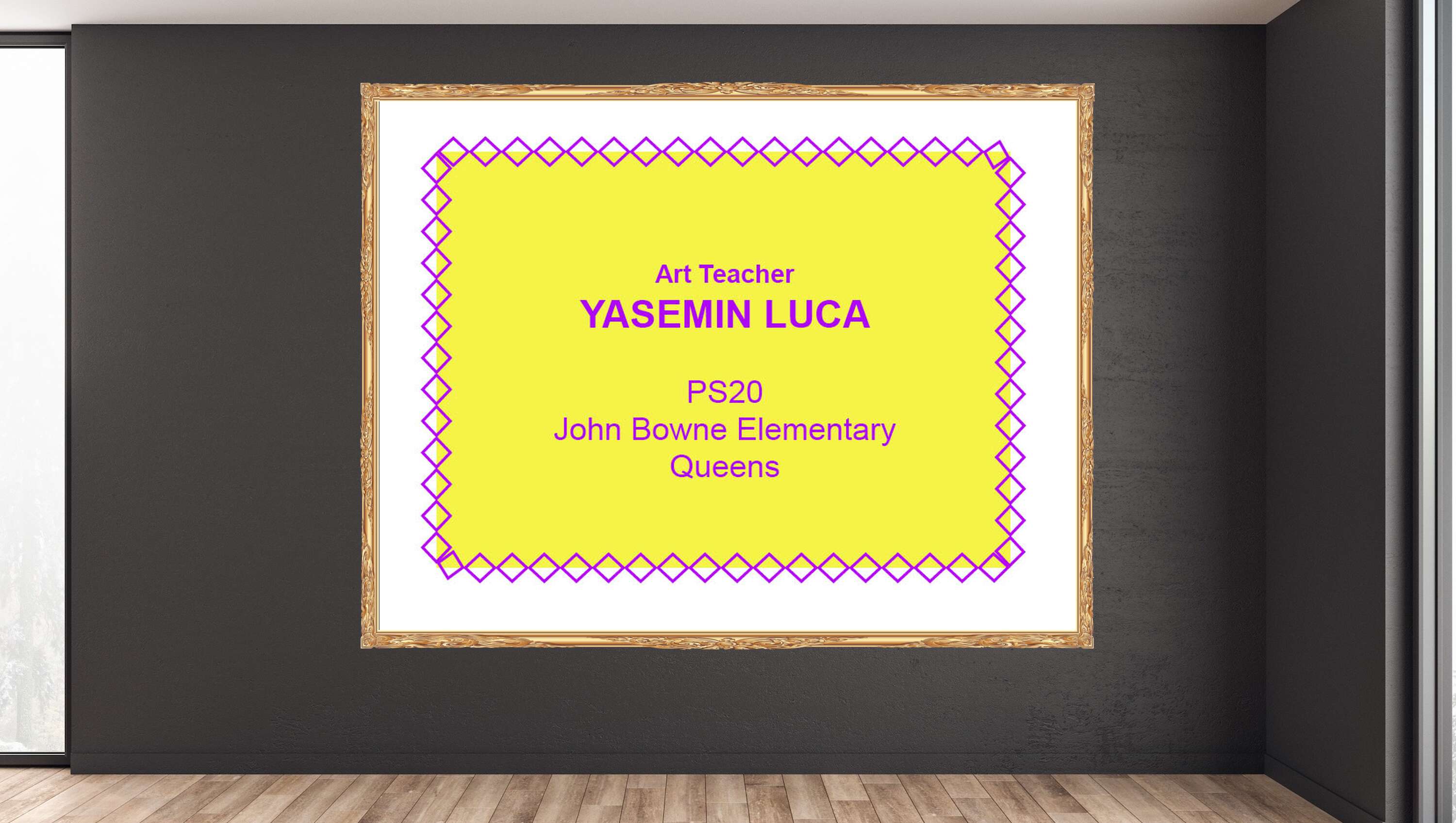 Yasemin Luca PS20 John Bowne Elementary Q