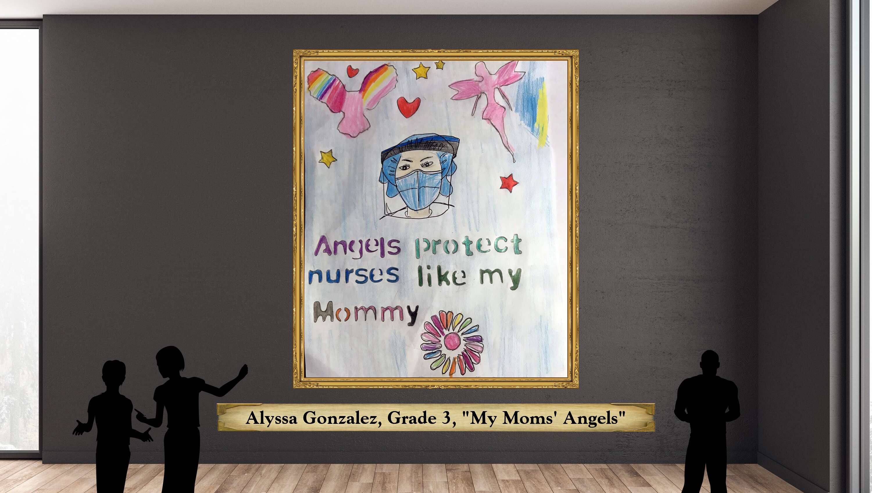 Alyssa Gonzalez, Grade 3, &quot;My Moms&#039; Angels&quot;