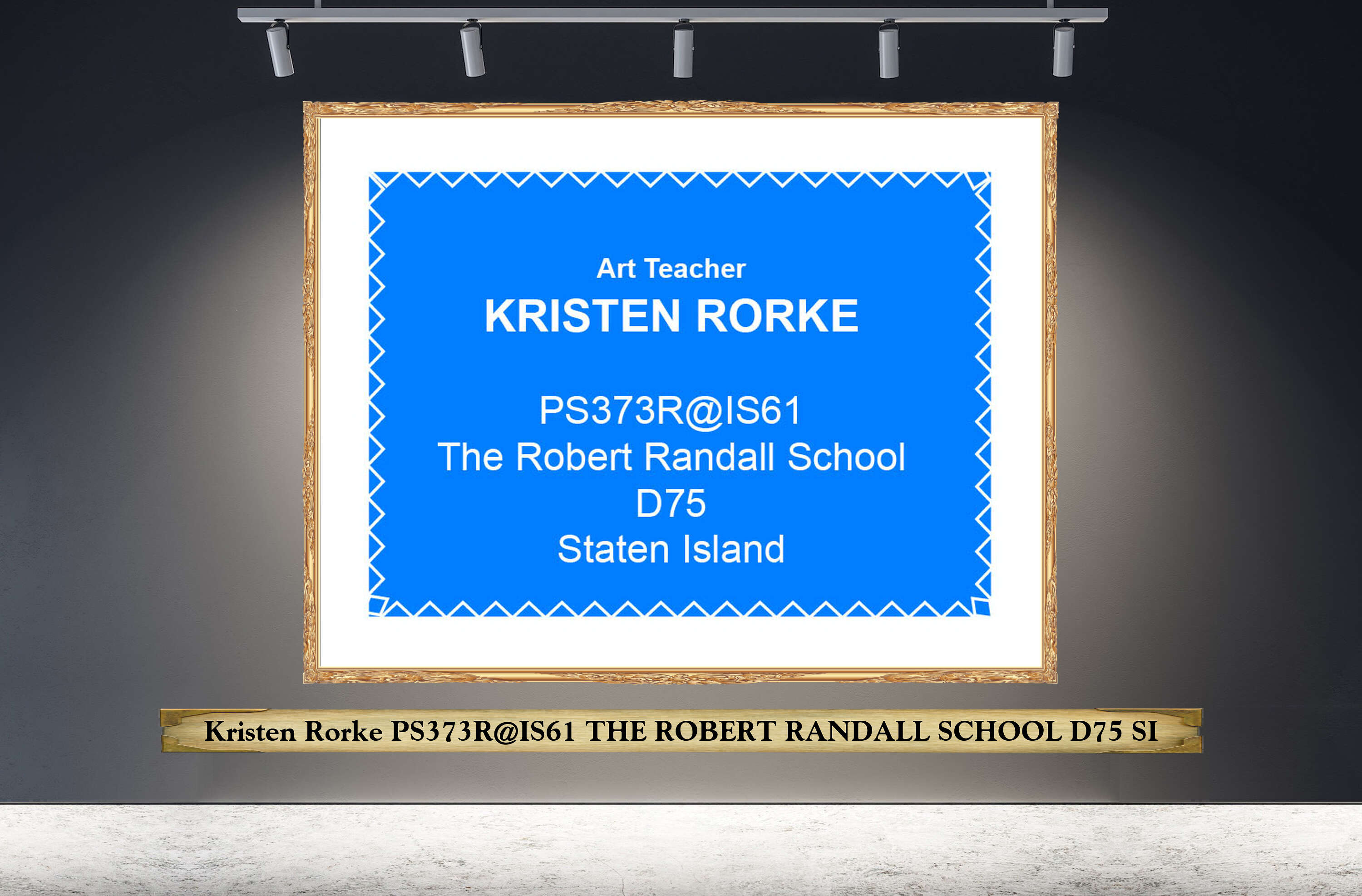 Kristen Rorke PS373R@IS61 THE ROBERT RANDALL SCHOOL D75 SI