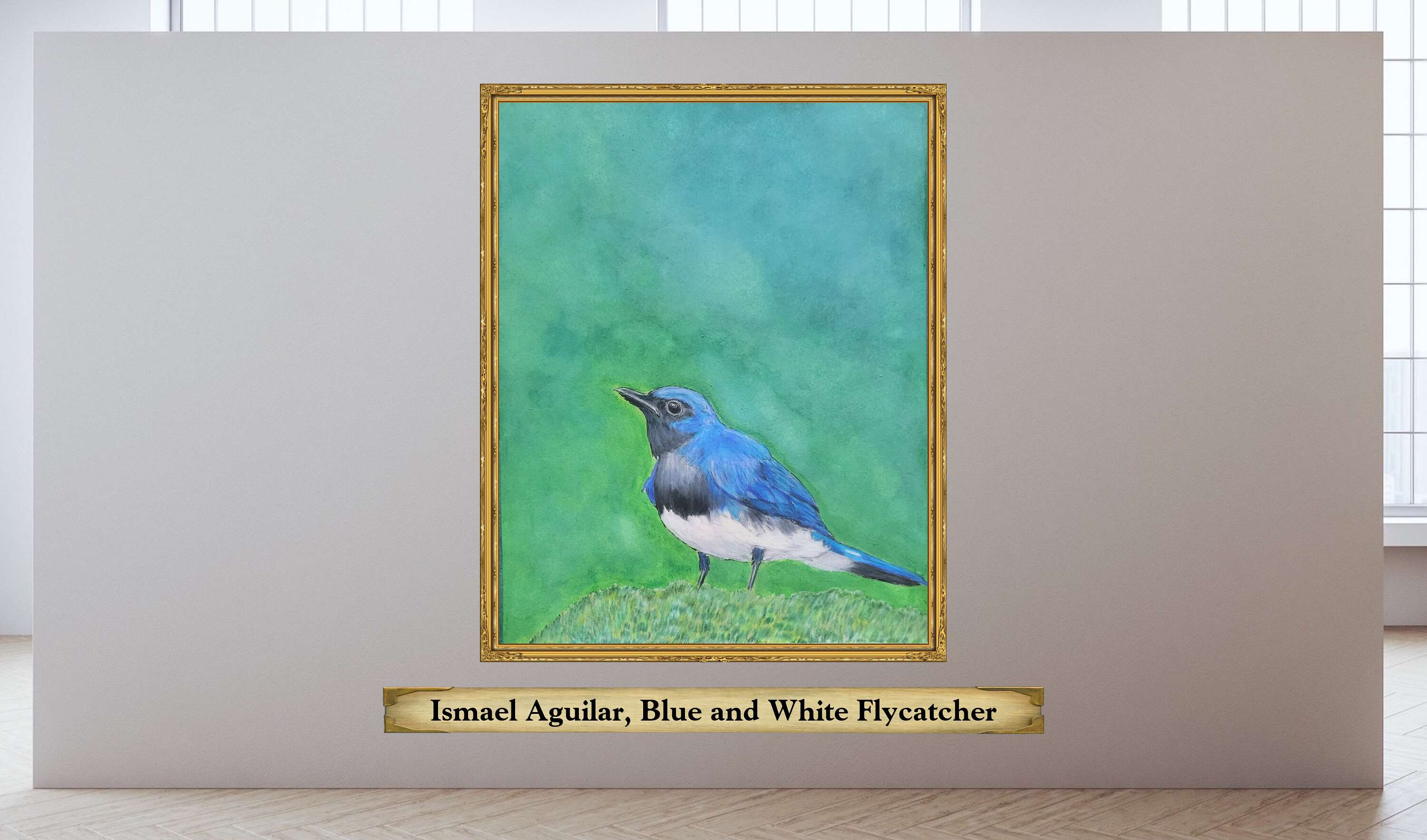 Ismael Aguilar, Blue and White Flycatcher