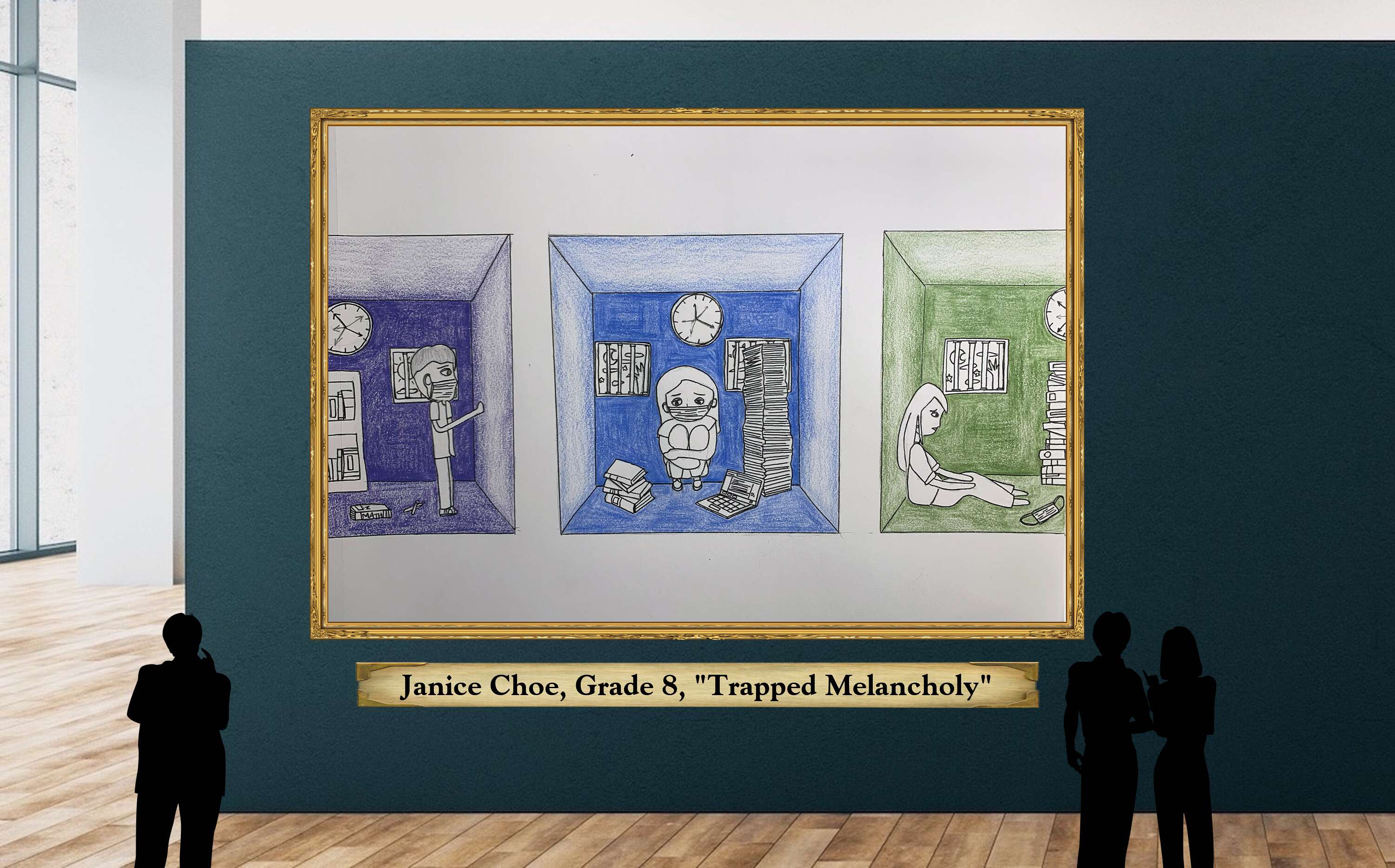Janice Choe, Grade 8, &quot;Trapped Melancholy&quot;
