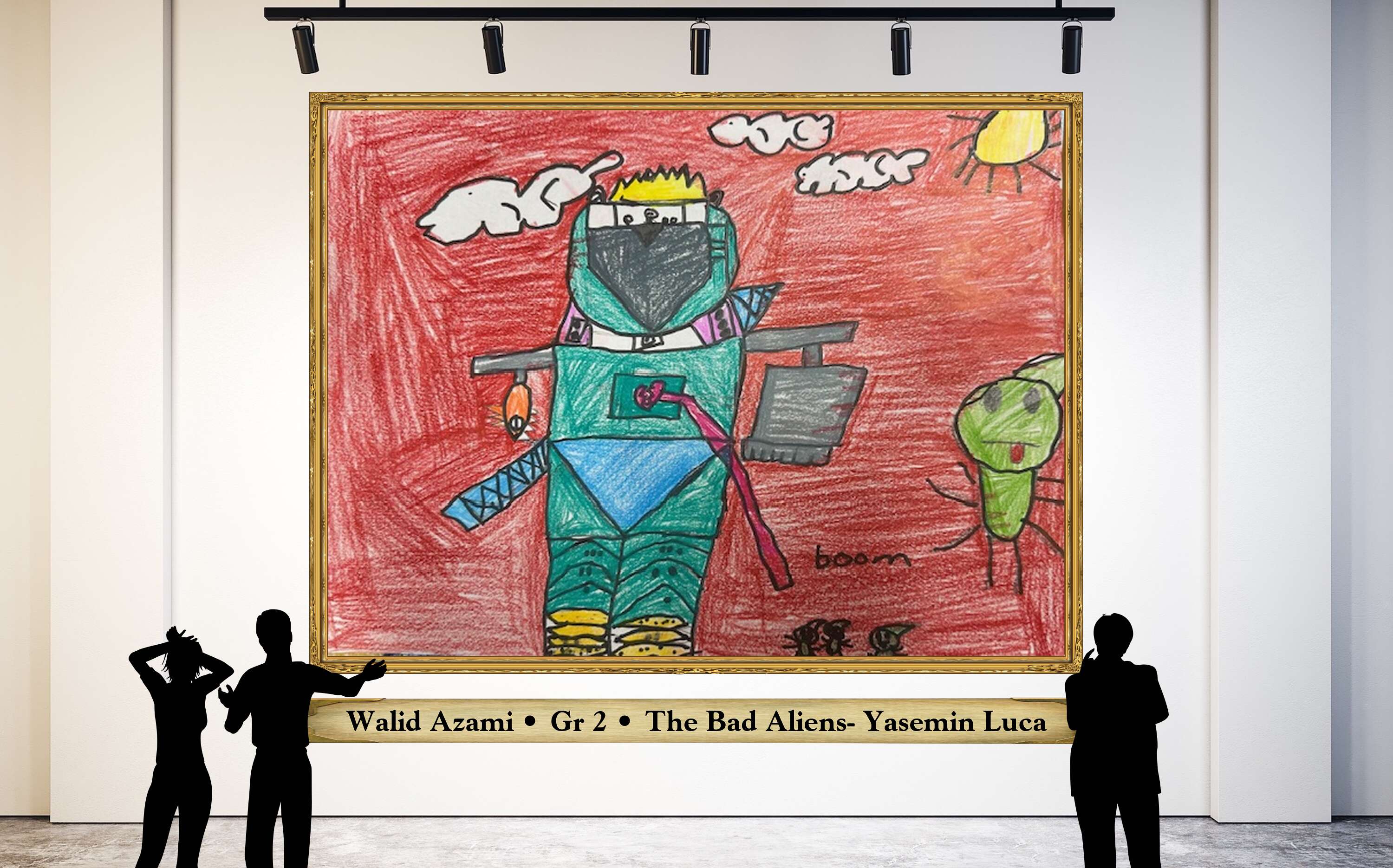 Walid Azami • Gr 2 • The Bad Aliens- Yasemin Luca