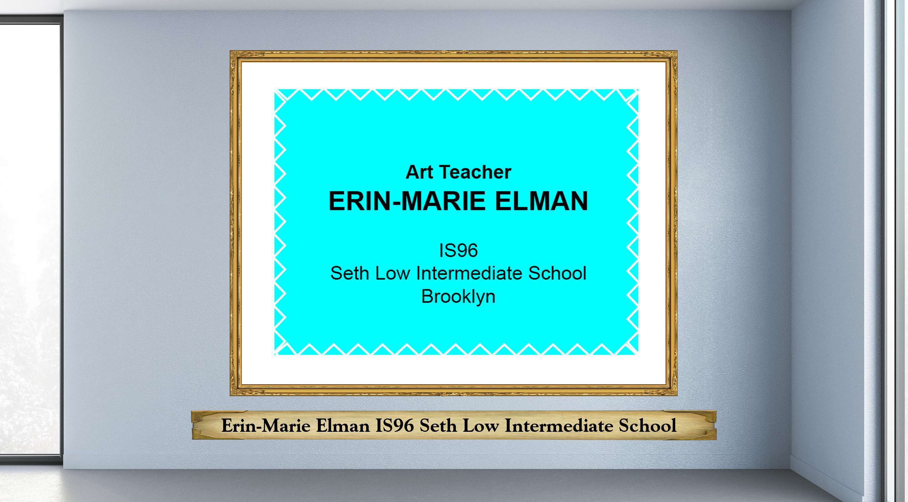 Erin-Marie Elman IS96 Seth Low Intermediate School  
