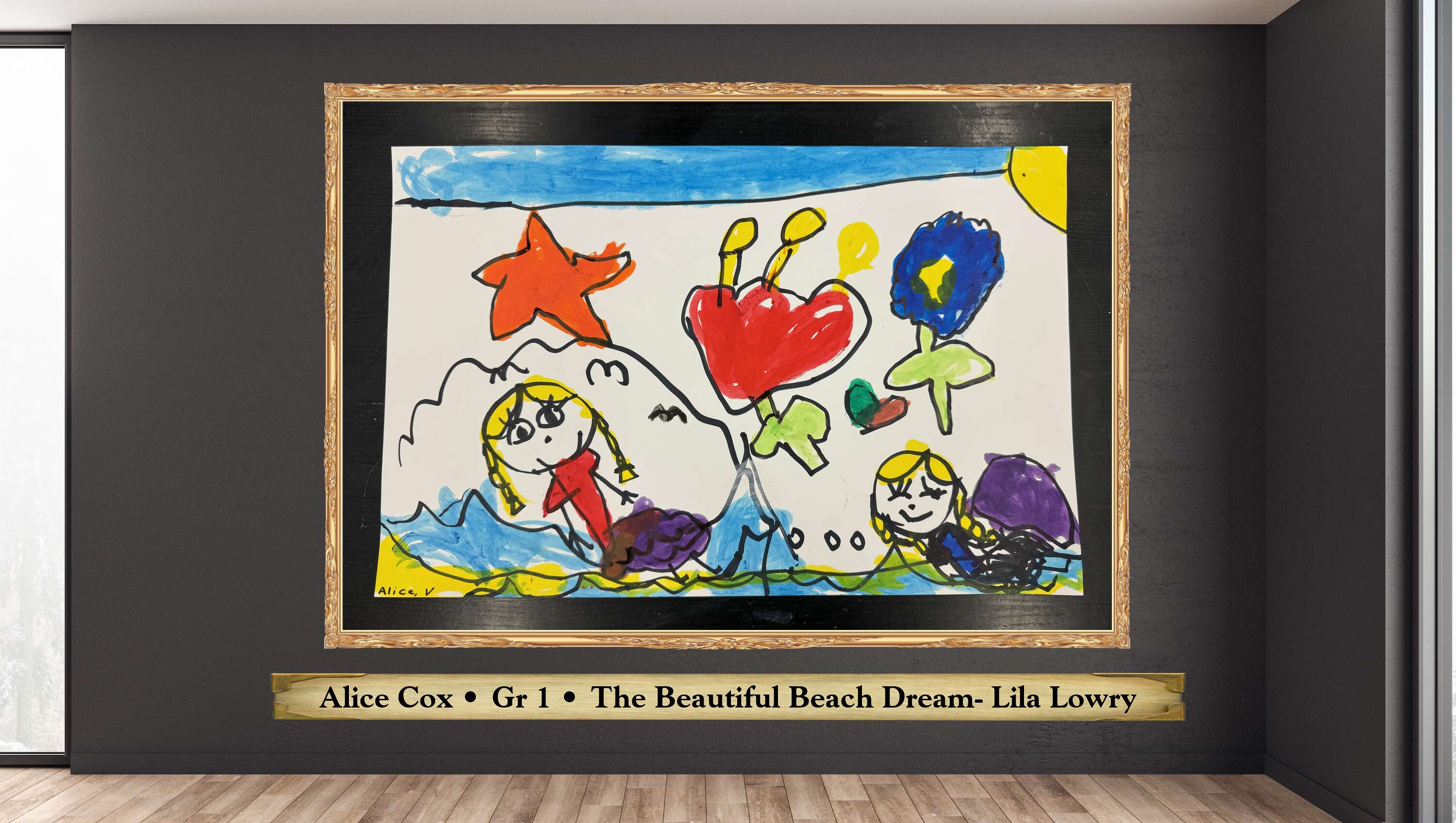Alice Cox • Gr 1 • The Beautiful Beach Dream- Lila Lowry