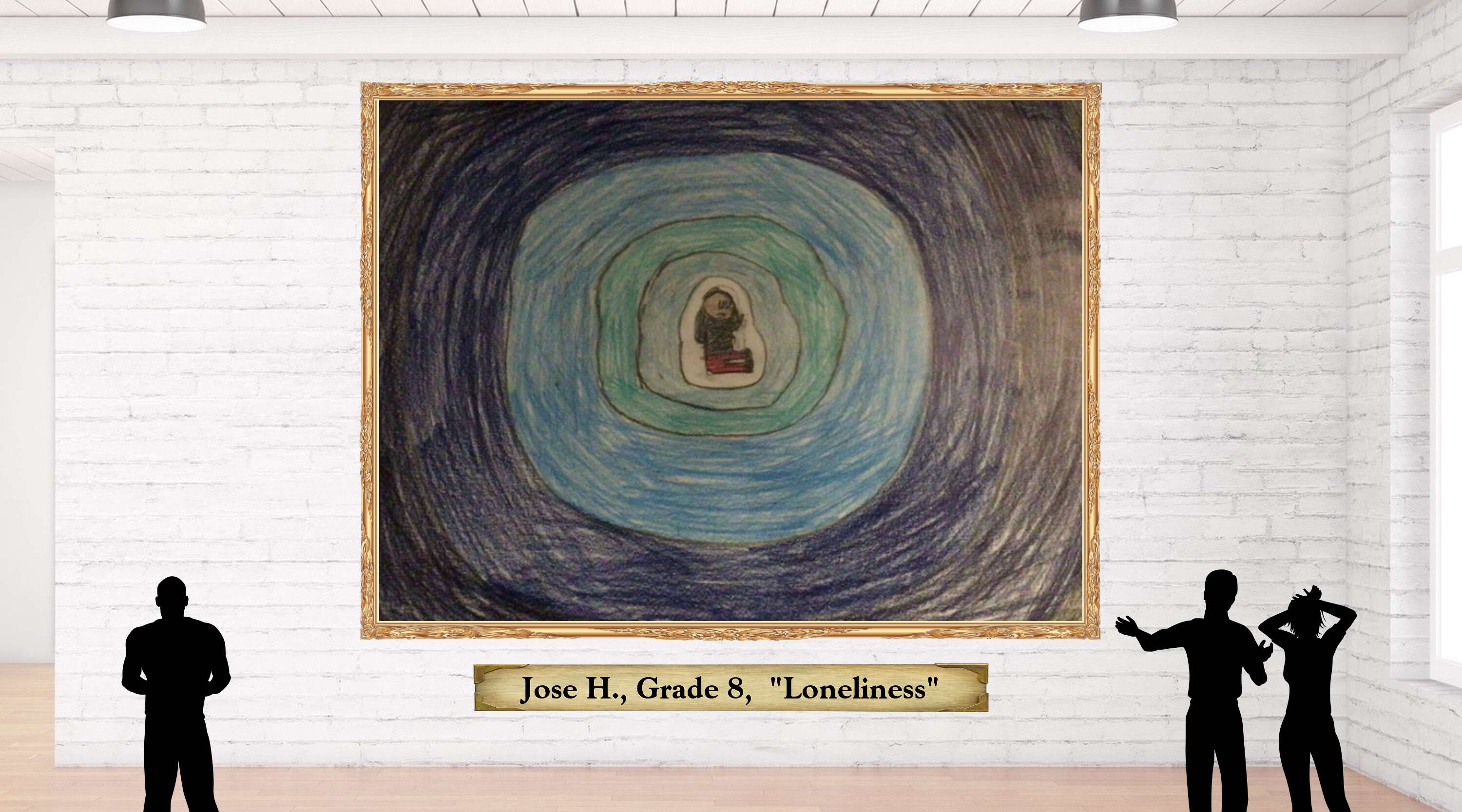 Jose H., Grade 8,  &quot;Loneliness&quot;