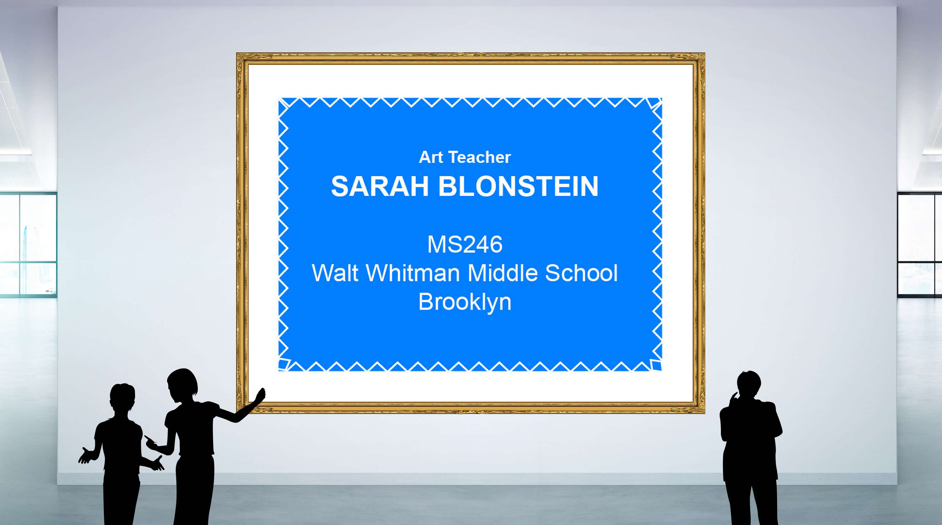 Sarah Blonstein, MS246 Walt Whitman Middle School