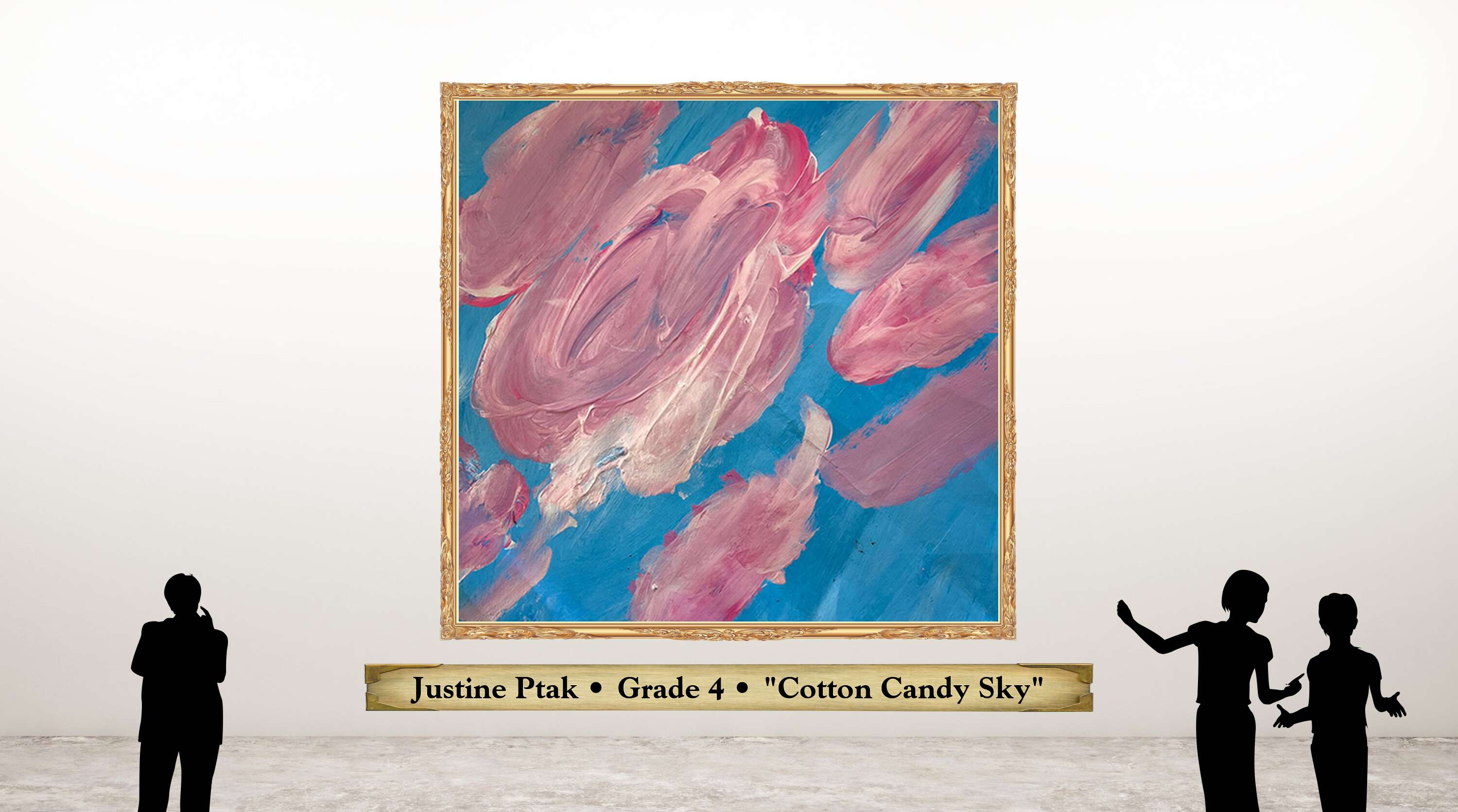 Justine Ptak • Grade 4 • &quot;Cotton Candy Sky&quot;