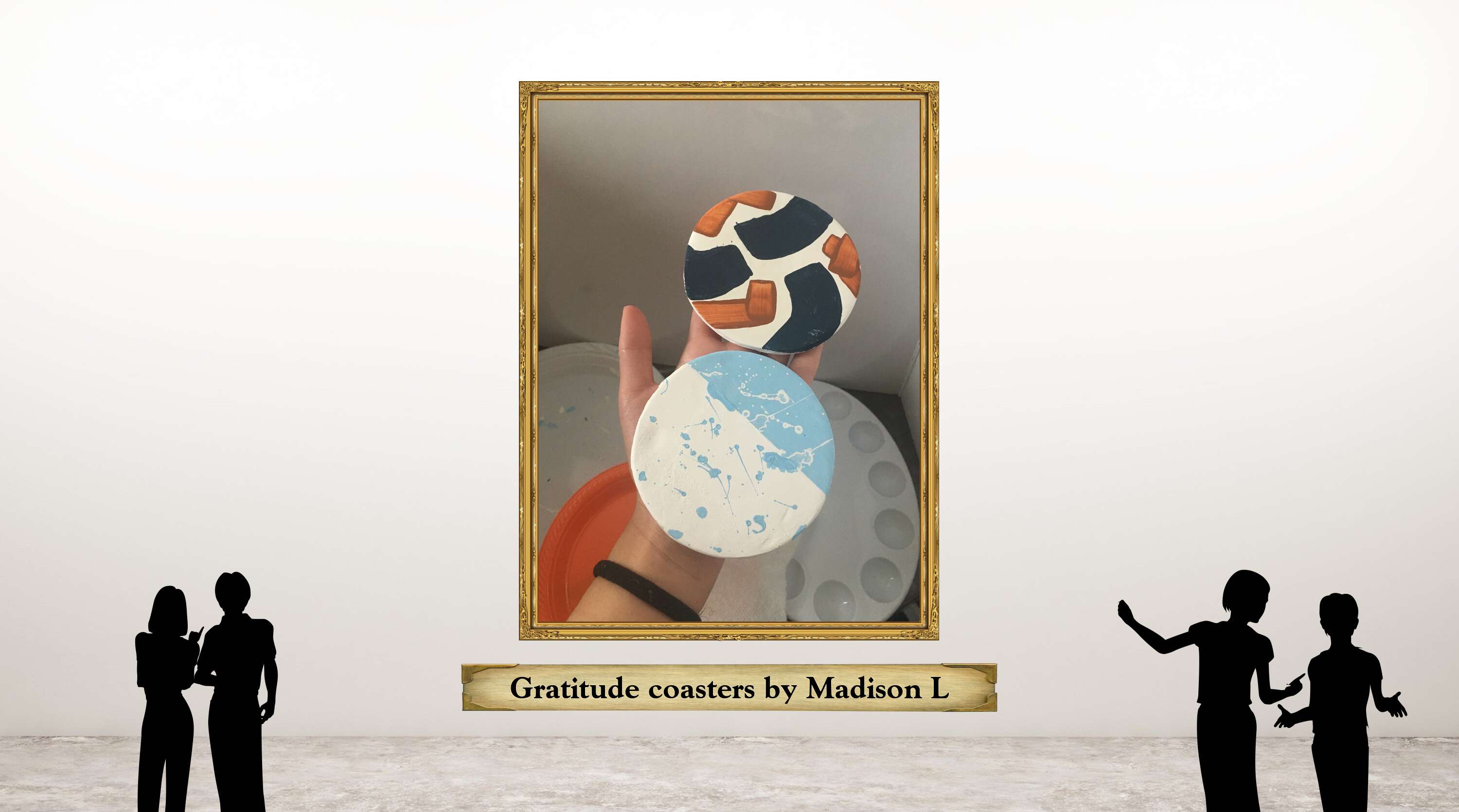Gratitude coasters by Madison L