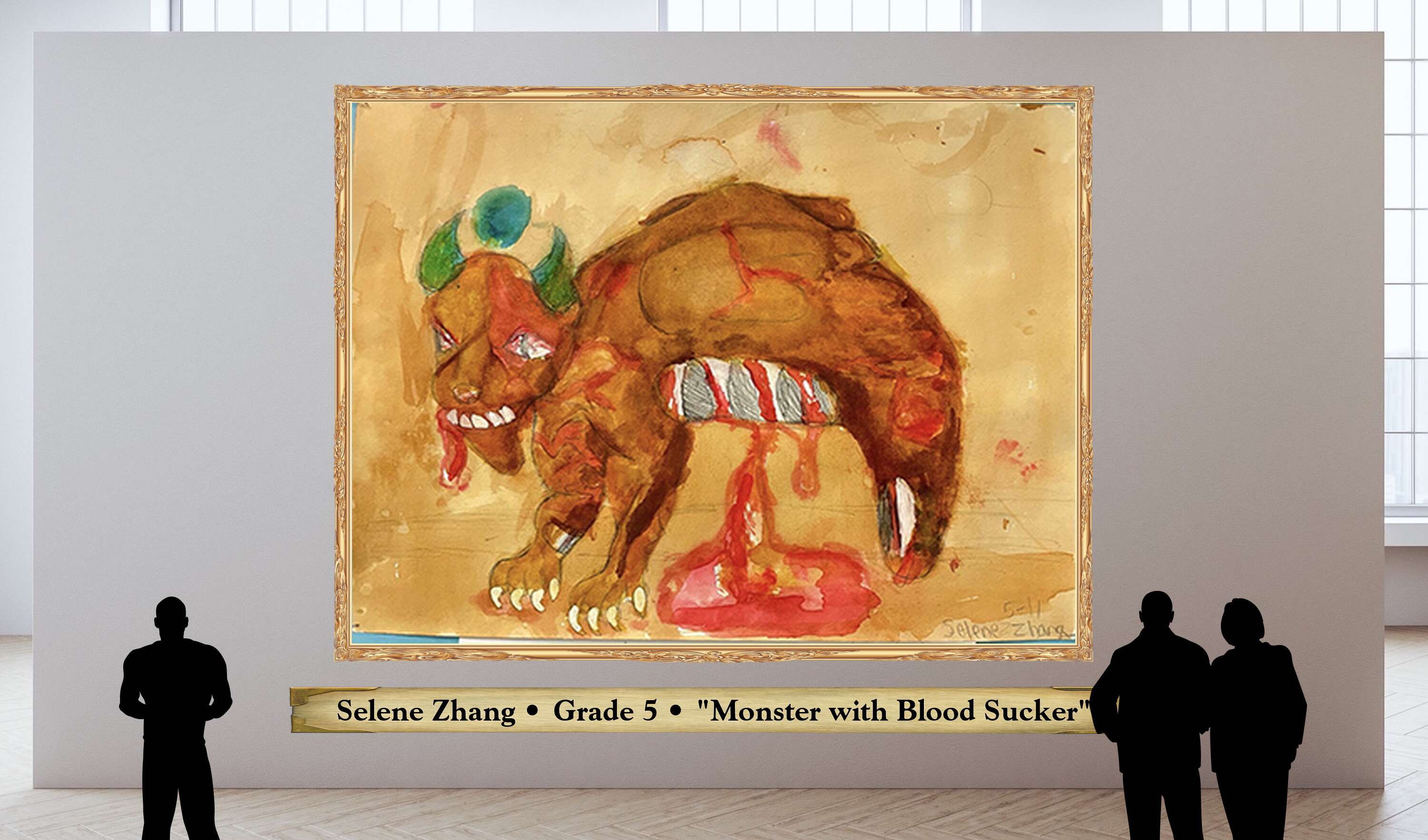 Selene Zhang • Grade 5 • &quot;Monster with Blood Sucker&quot;