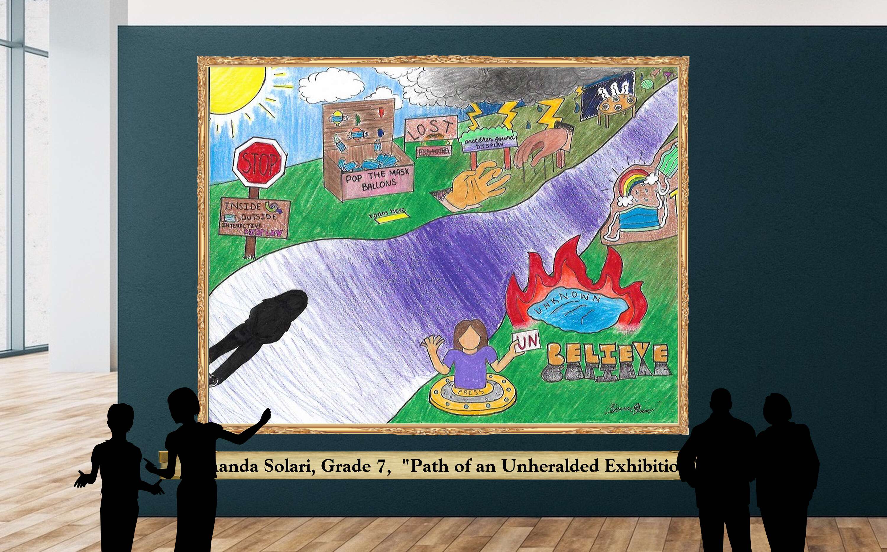 Amanda Solari, Grade 7,  &quot;Path of an Unheralded Exhibition&quot;