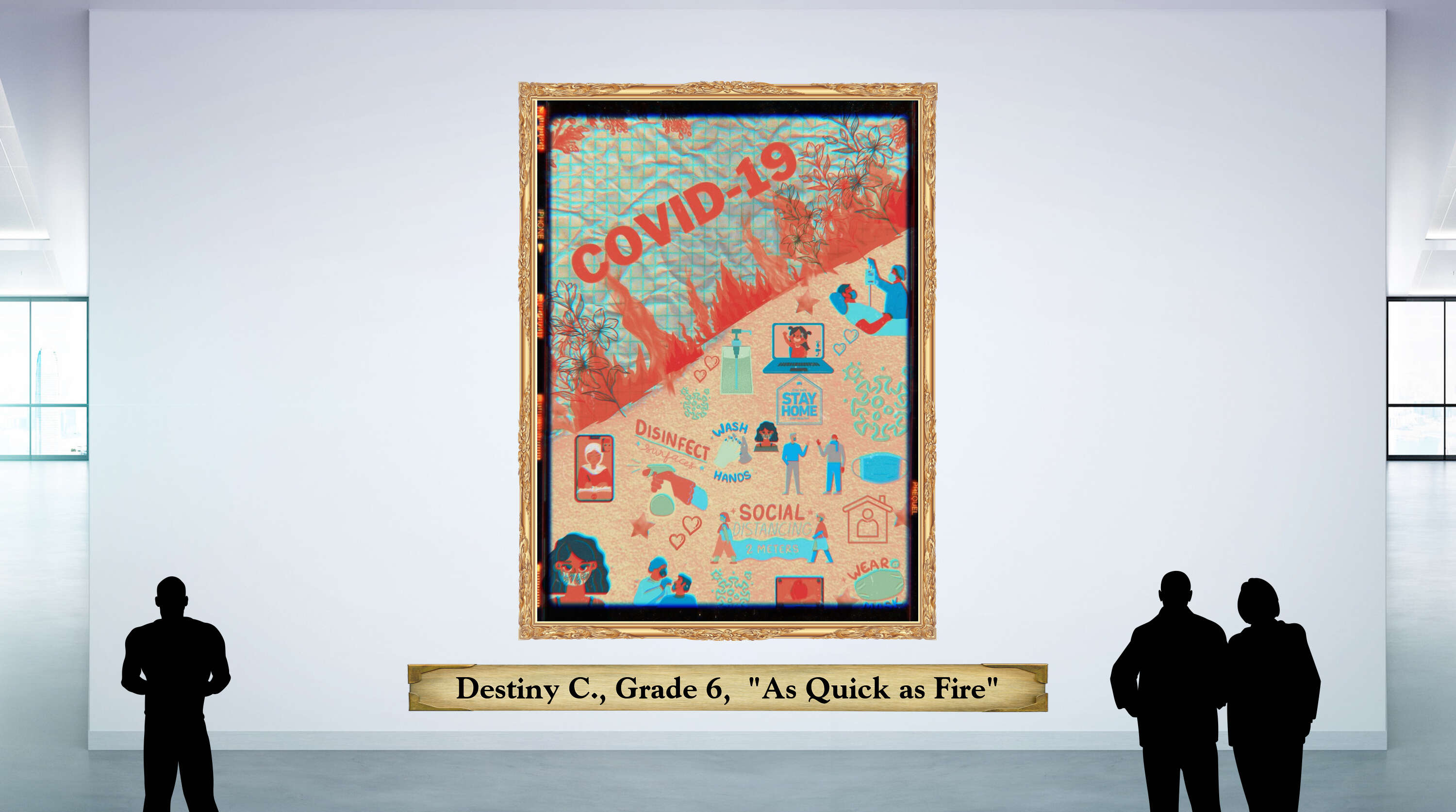 Destiny C., Grade 6,  &quot;As Quick as Fire&quot;
