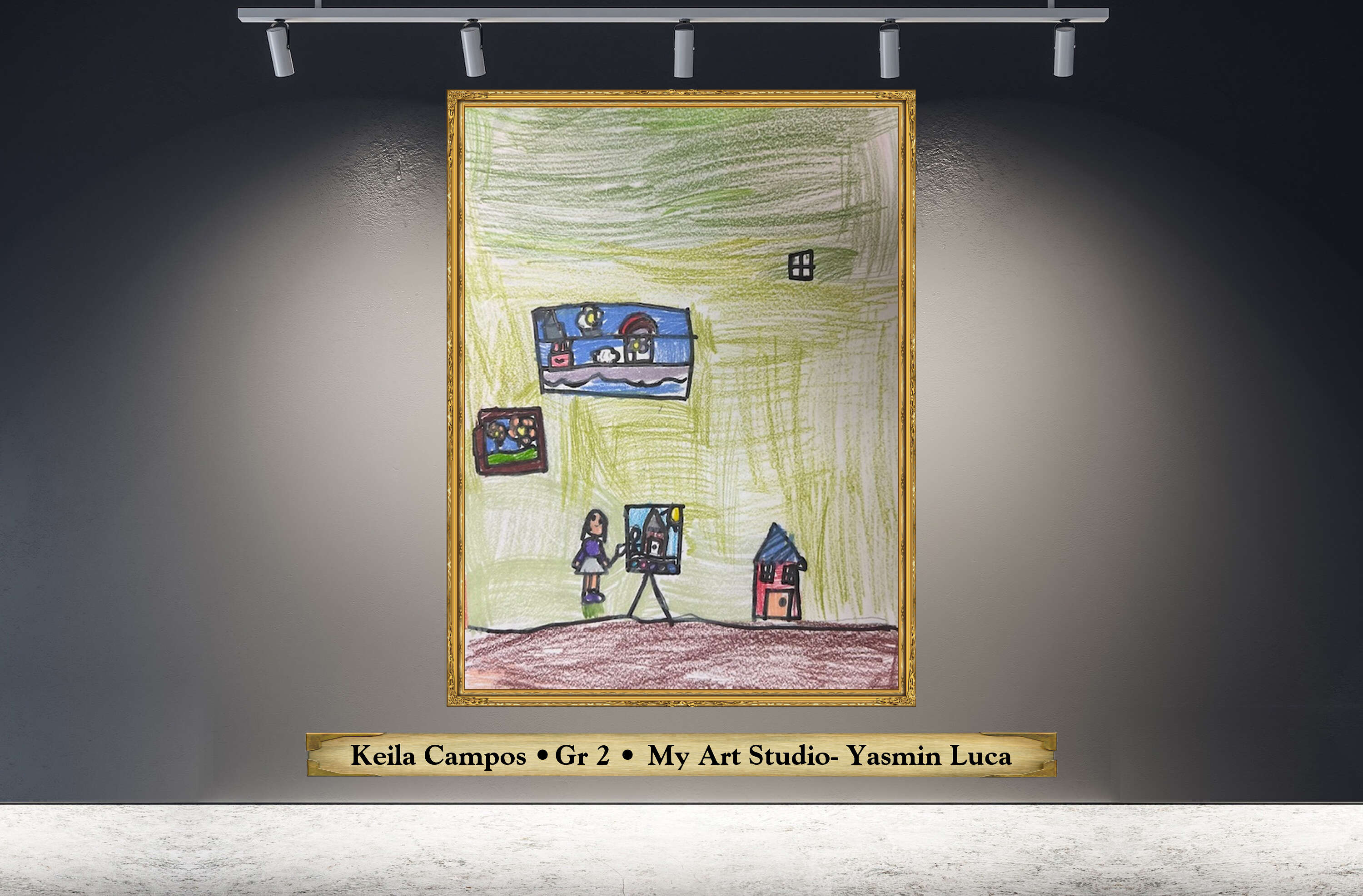 Keila Campos •Gr 2 • My Art Studio- Yasmin Luca