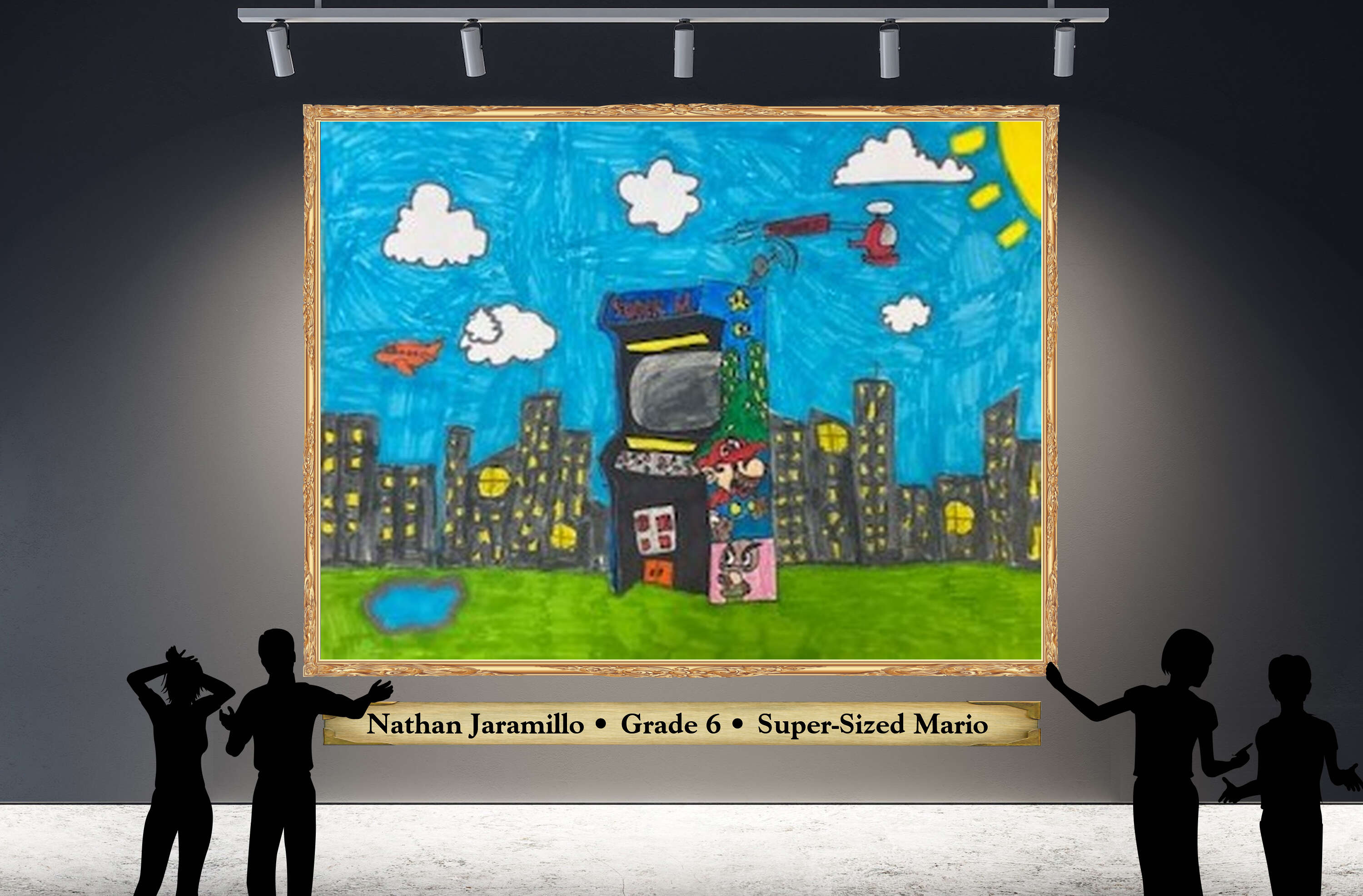 Nathan Jaramillo • Grade 6 • Super-Sized Mario 
