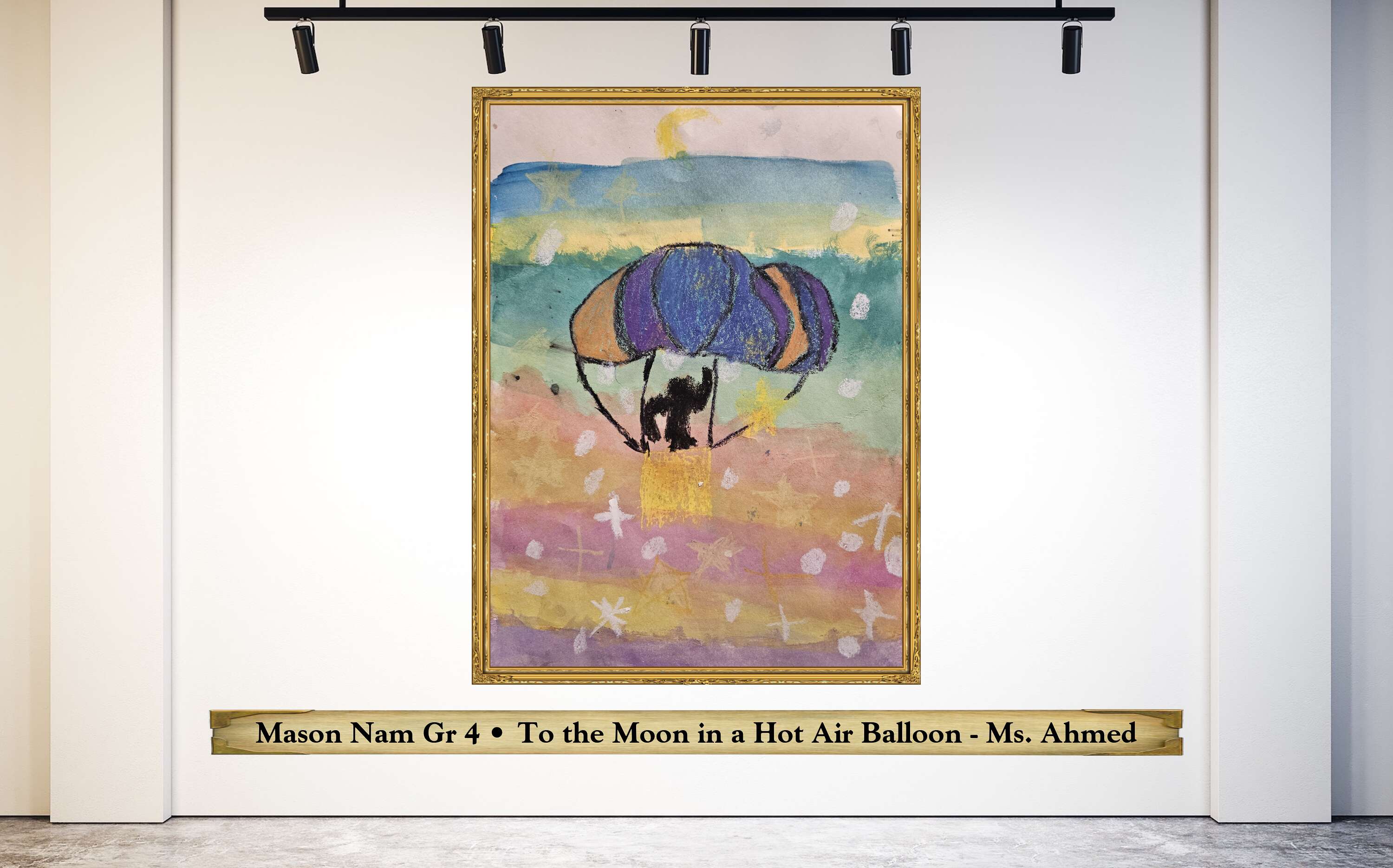 Mason Nam Gr 4 • To the Moon in a Hot Air Balloon - Ms. Ahmed