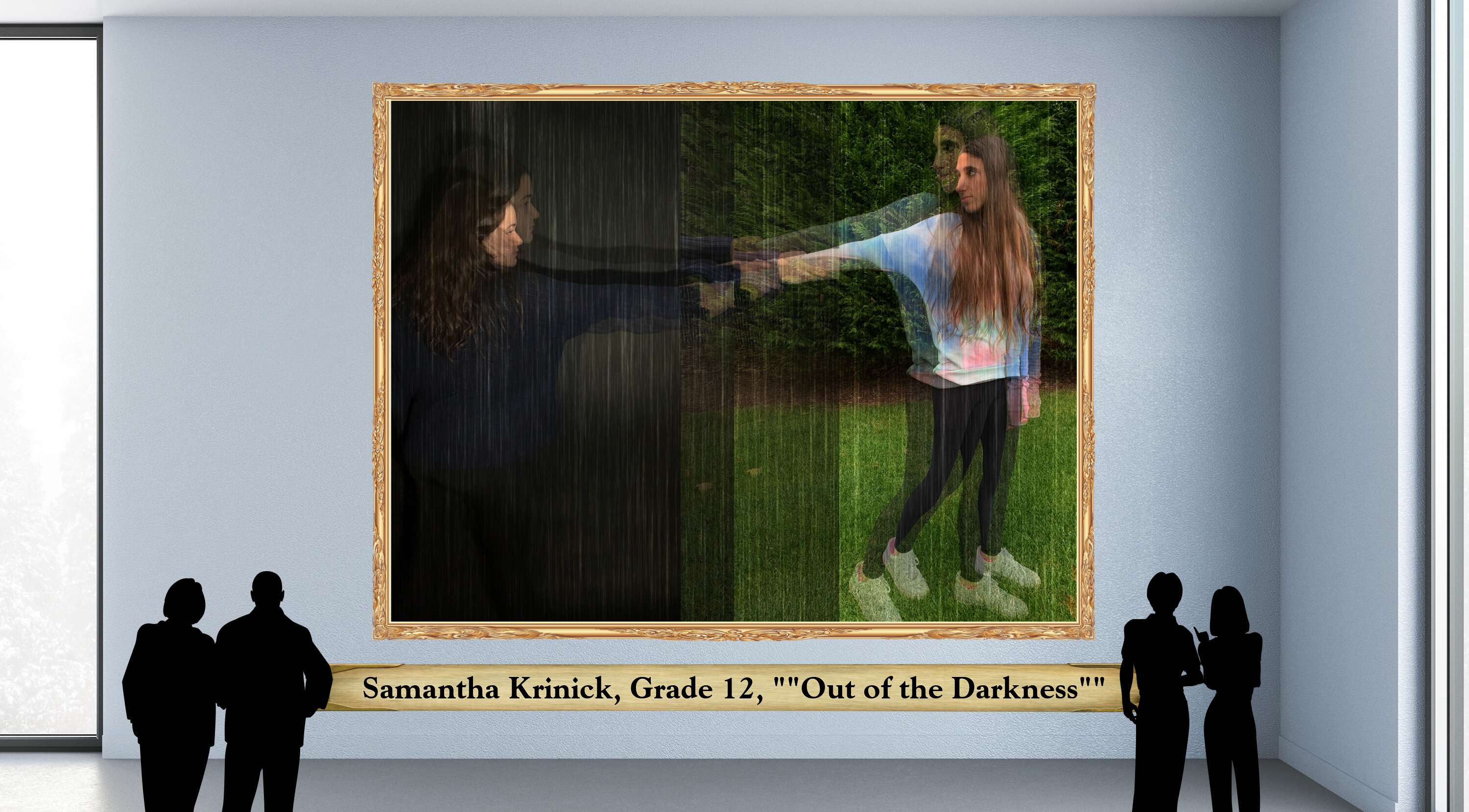 Samantha Krinick, Grade 12, &quot;&quot;Out of the Darkness&quot;&quot;