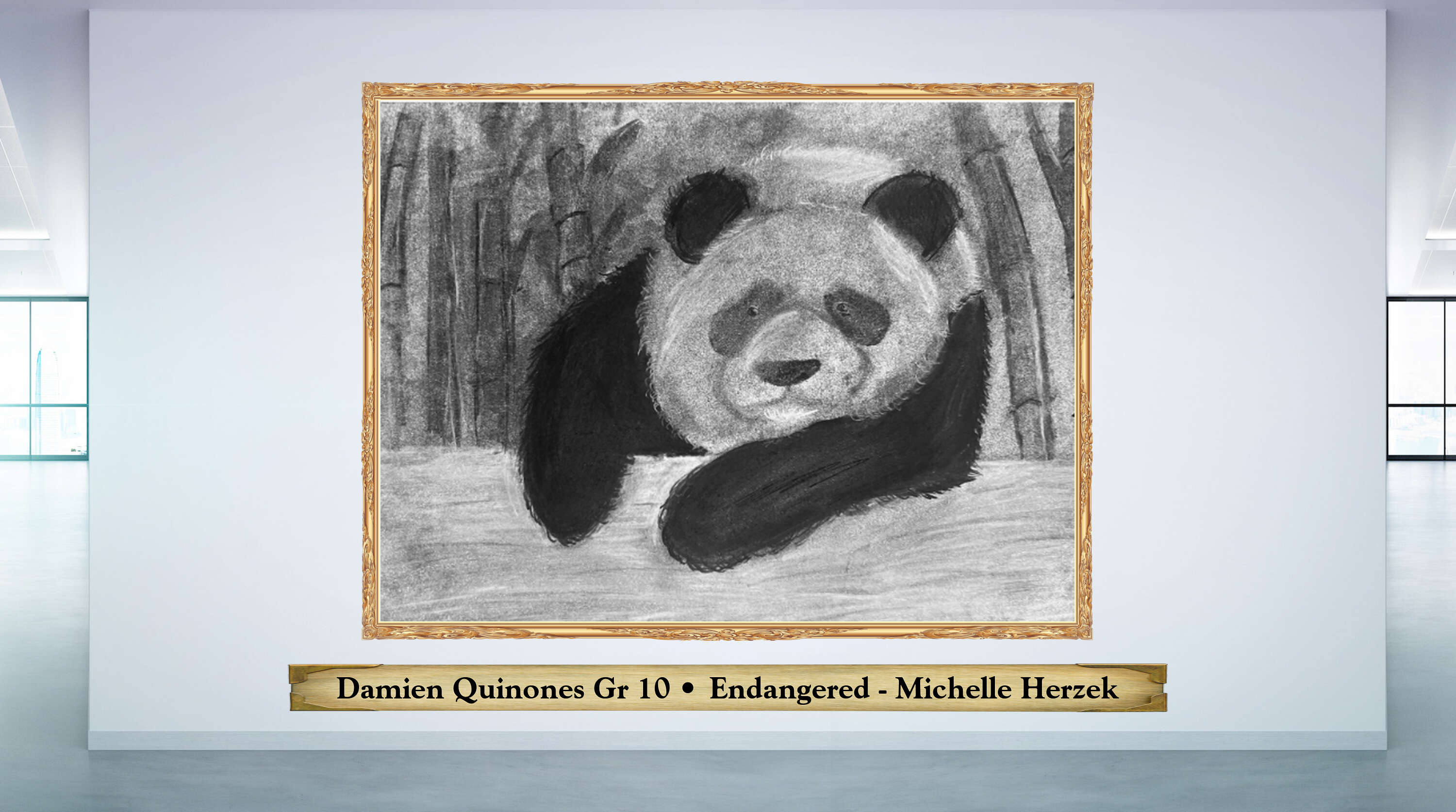 Damien Quinones Gr 10 • Endangered - Michelle Herzek