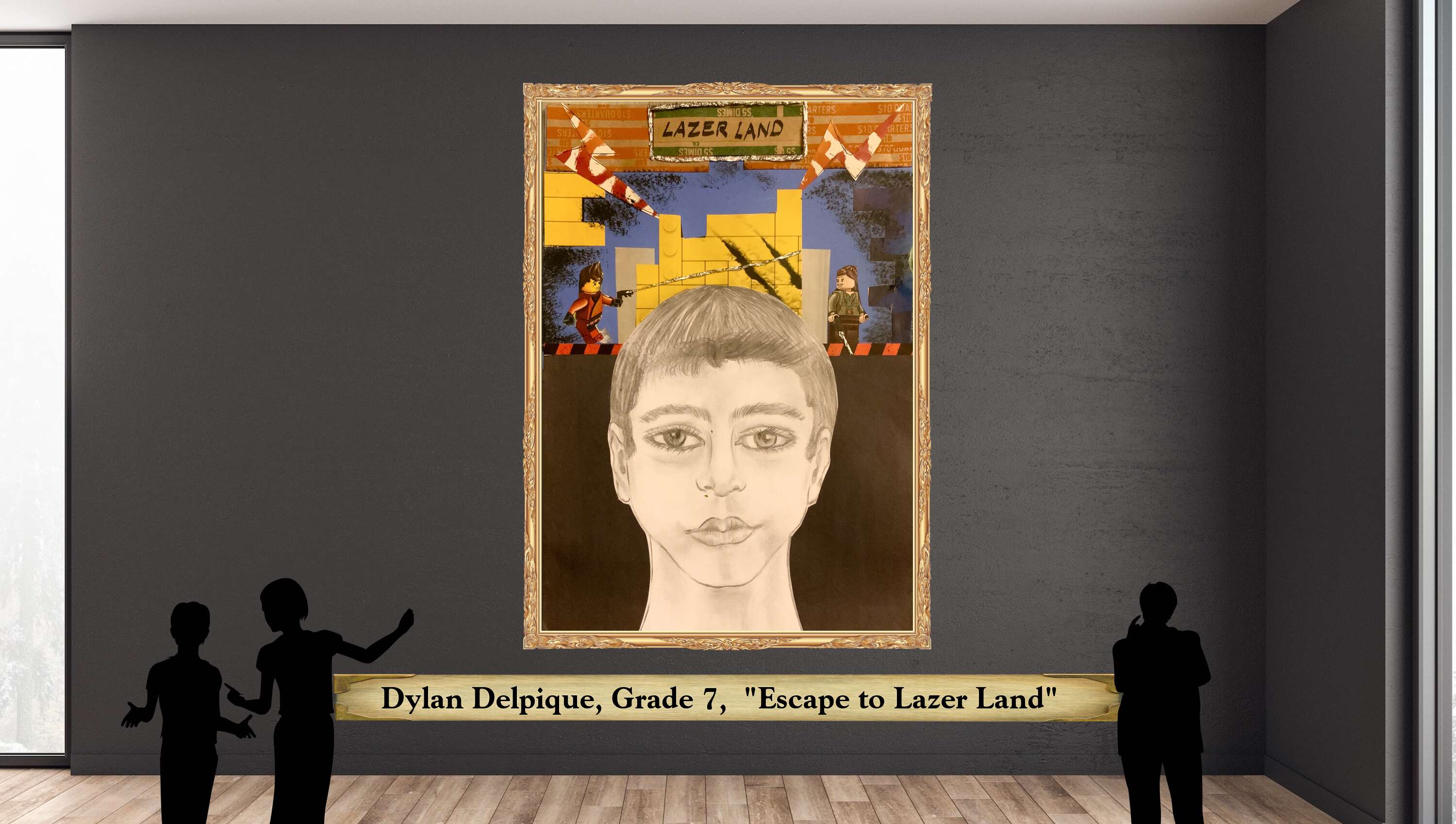 Dylan Delpique, Grade 7,  &quot;Escape to Lazer Land&quot;  
