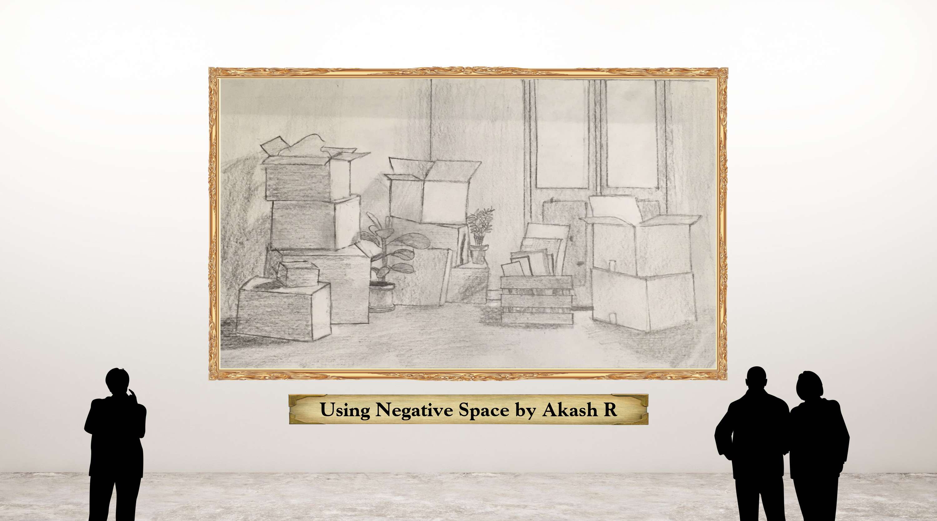 Using Negative Space by Akash R