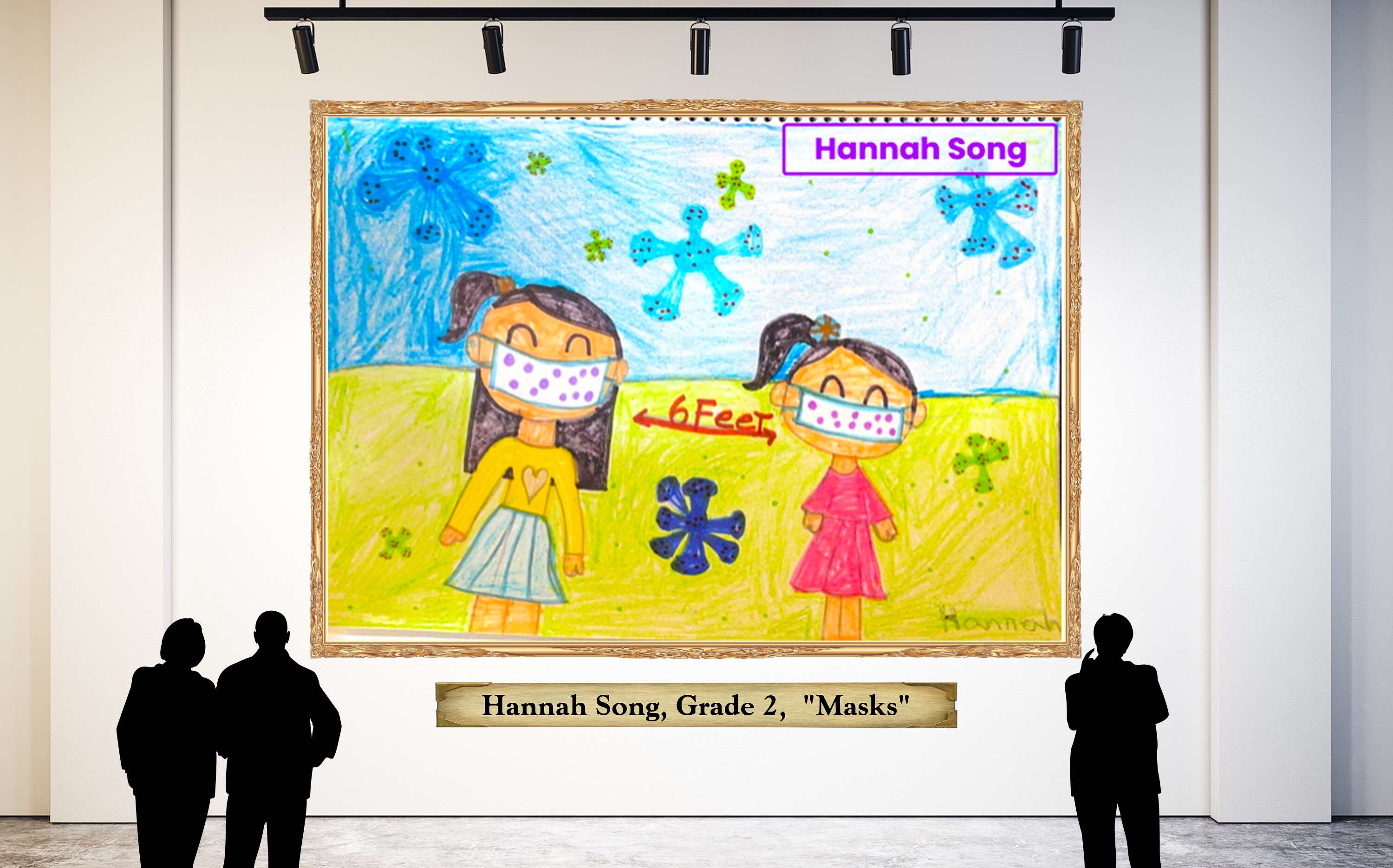 Hannah Song, Grade 2,  &quot;Masks&quot;