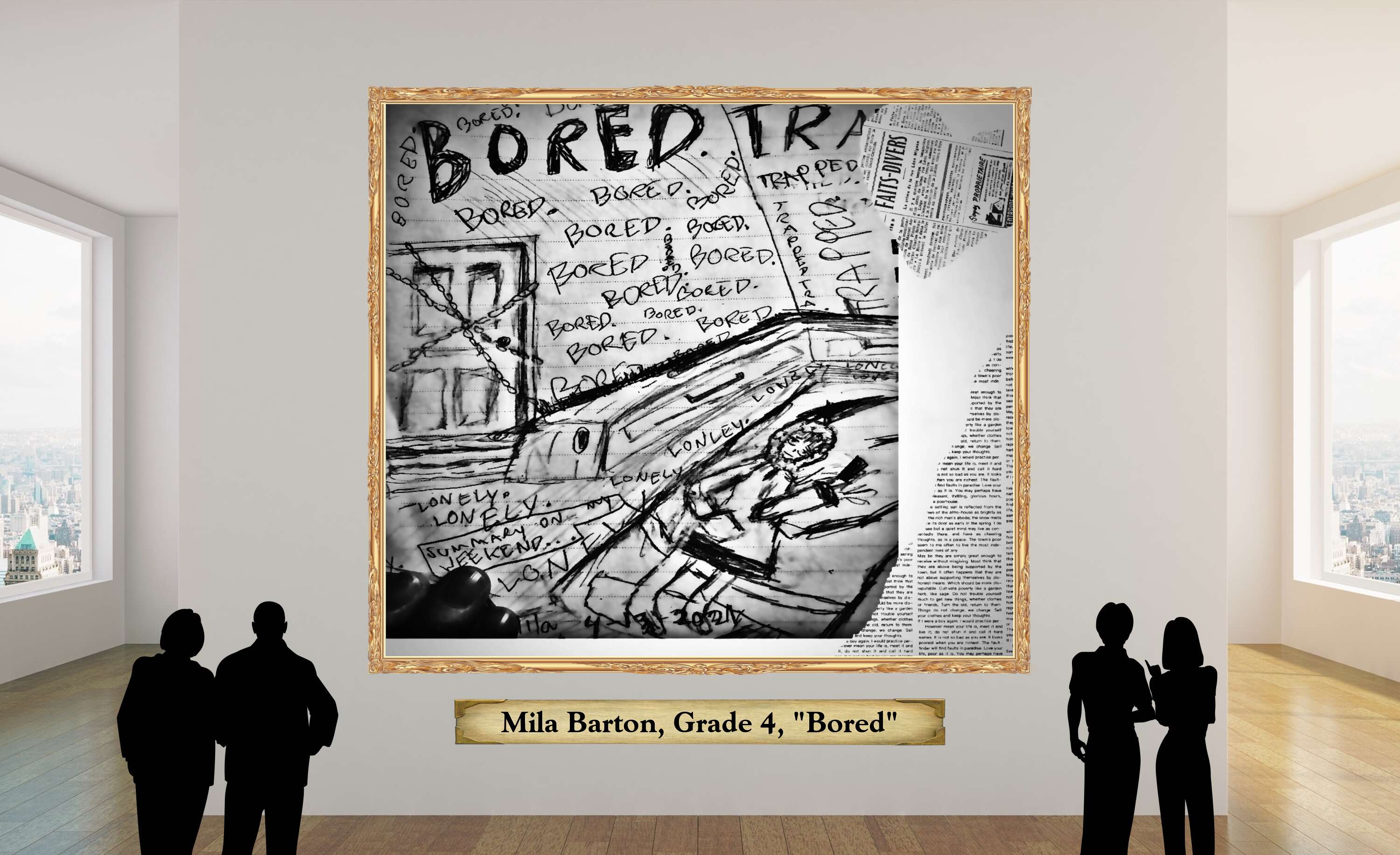 Mila Barton, Grade 4, &quot;Bored&quot;