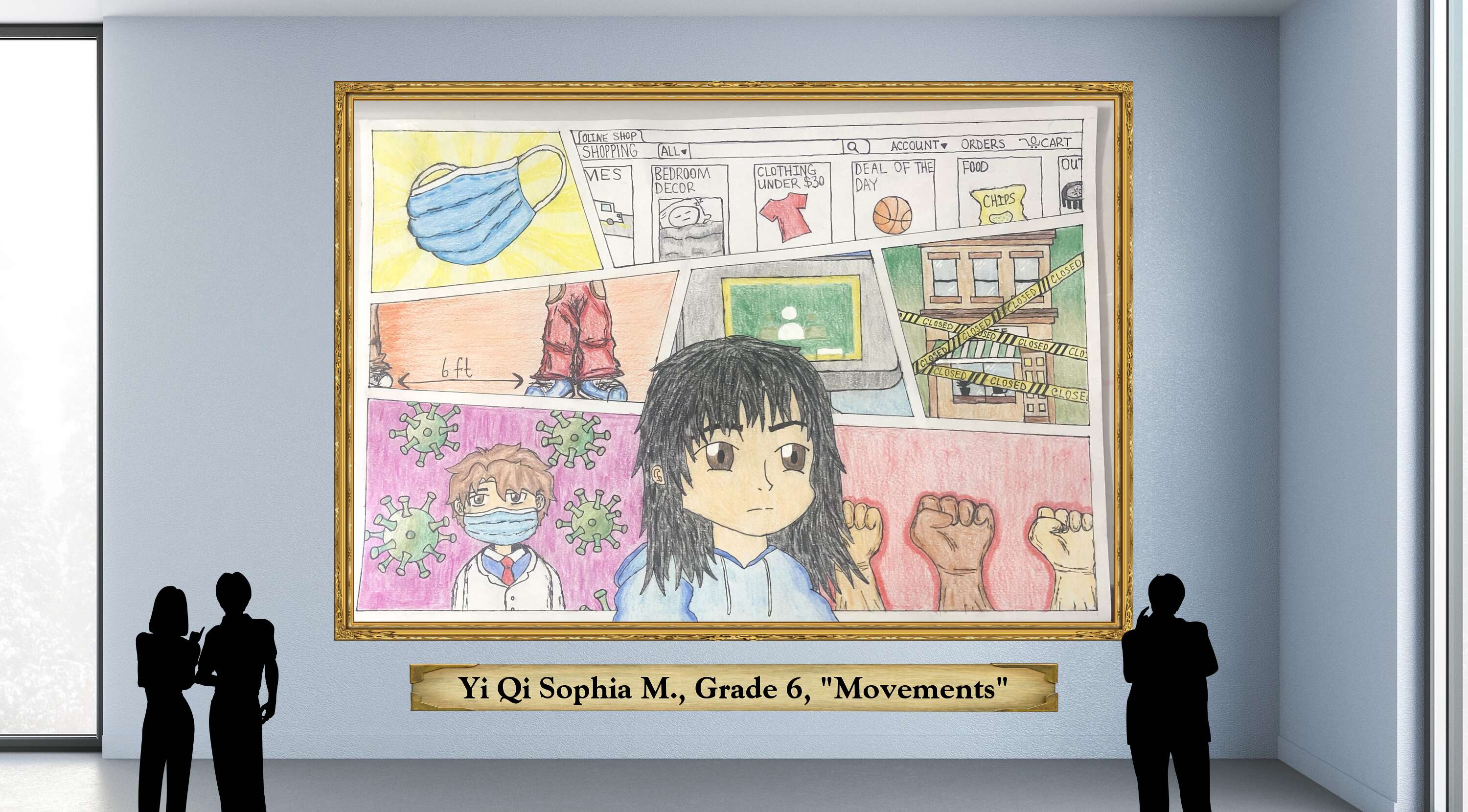 Yi Qi Sophia M., Grade 6, &quot;Movements&quot;