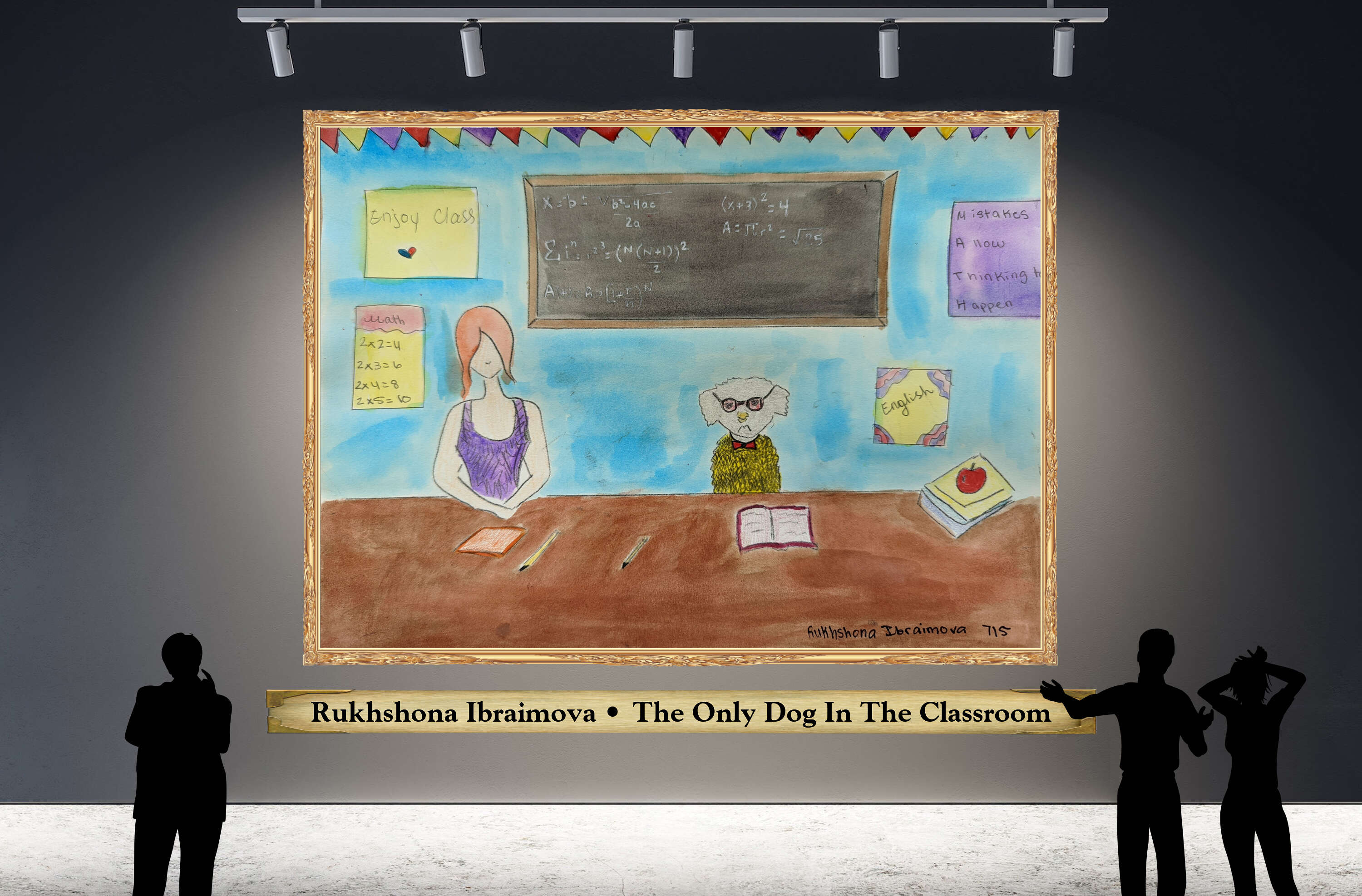 Rukhshona Ibraimova • The Only Dog In The Classroom