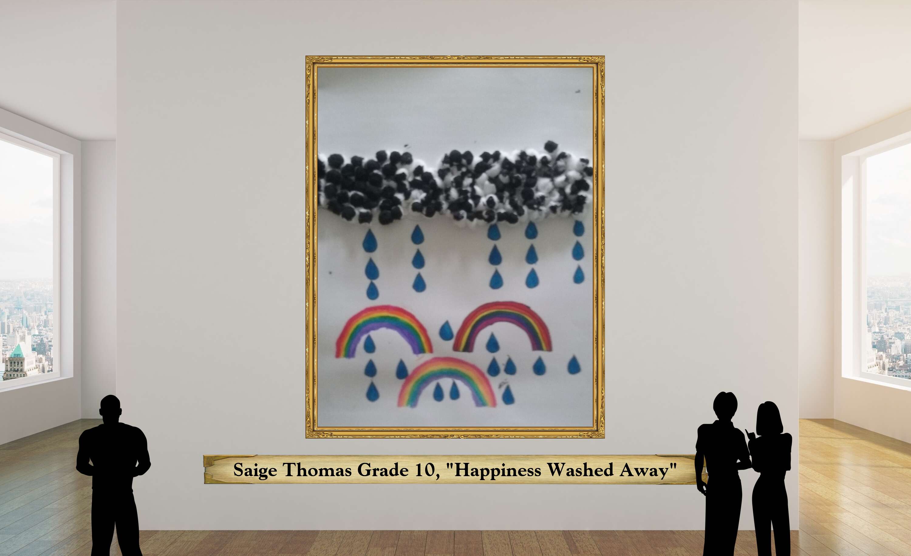 Saige Thomas Grade 10, &quot;Happiness Washed Away&quot;