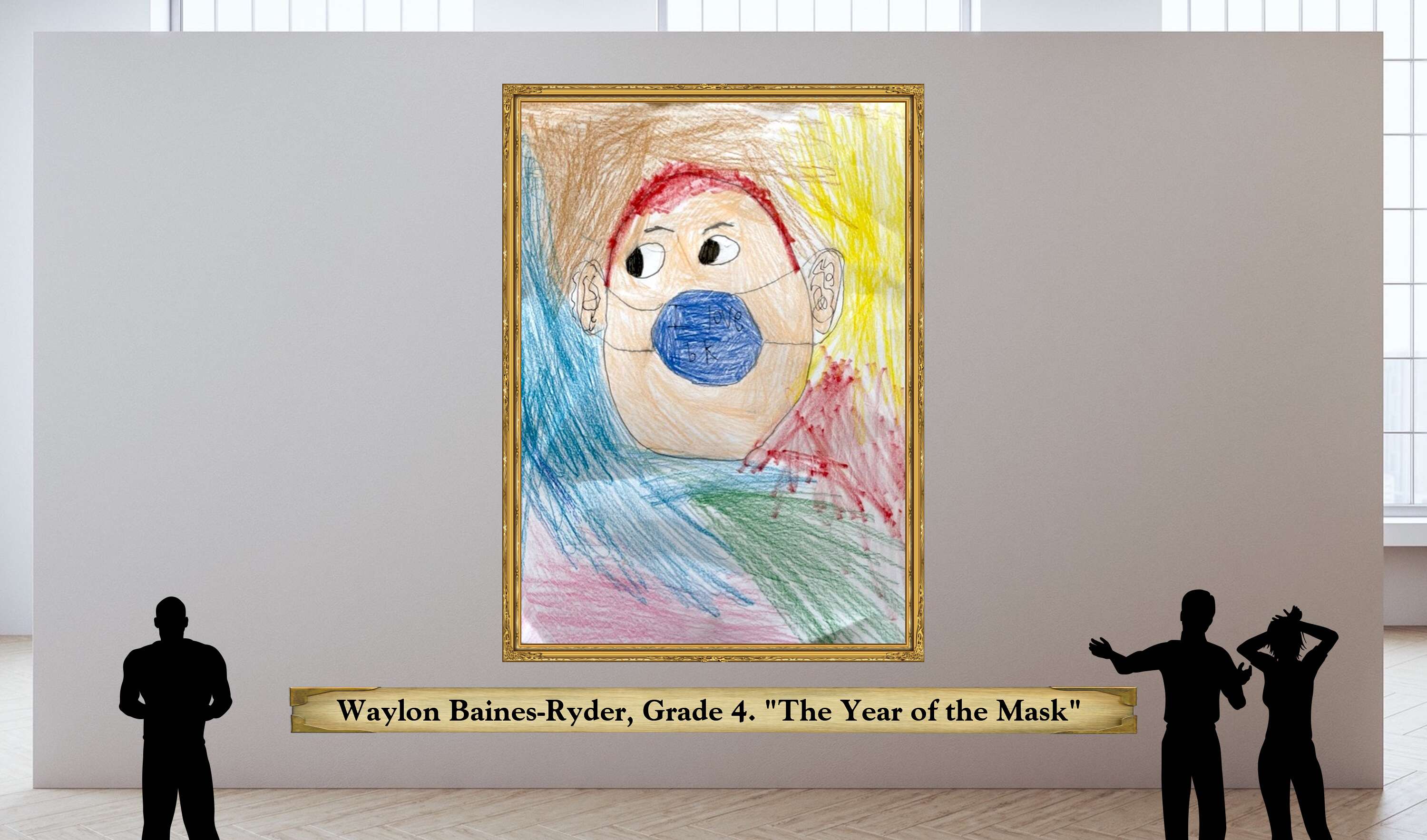 Waylon Baines-Ryder, Grade 4. &quot;The Year of the Mask&quot; 