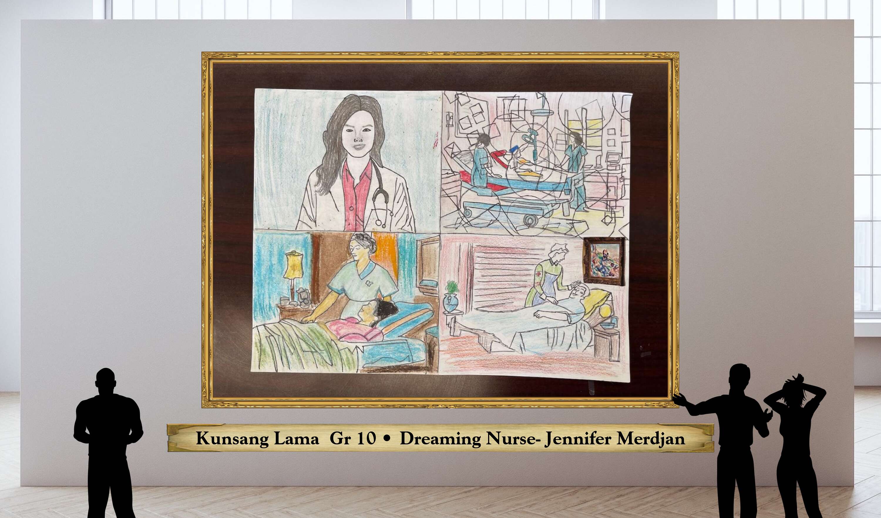 Kunsang Lama  Gr 10 • Dreaming Nurse- Jennifer Merdjan