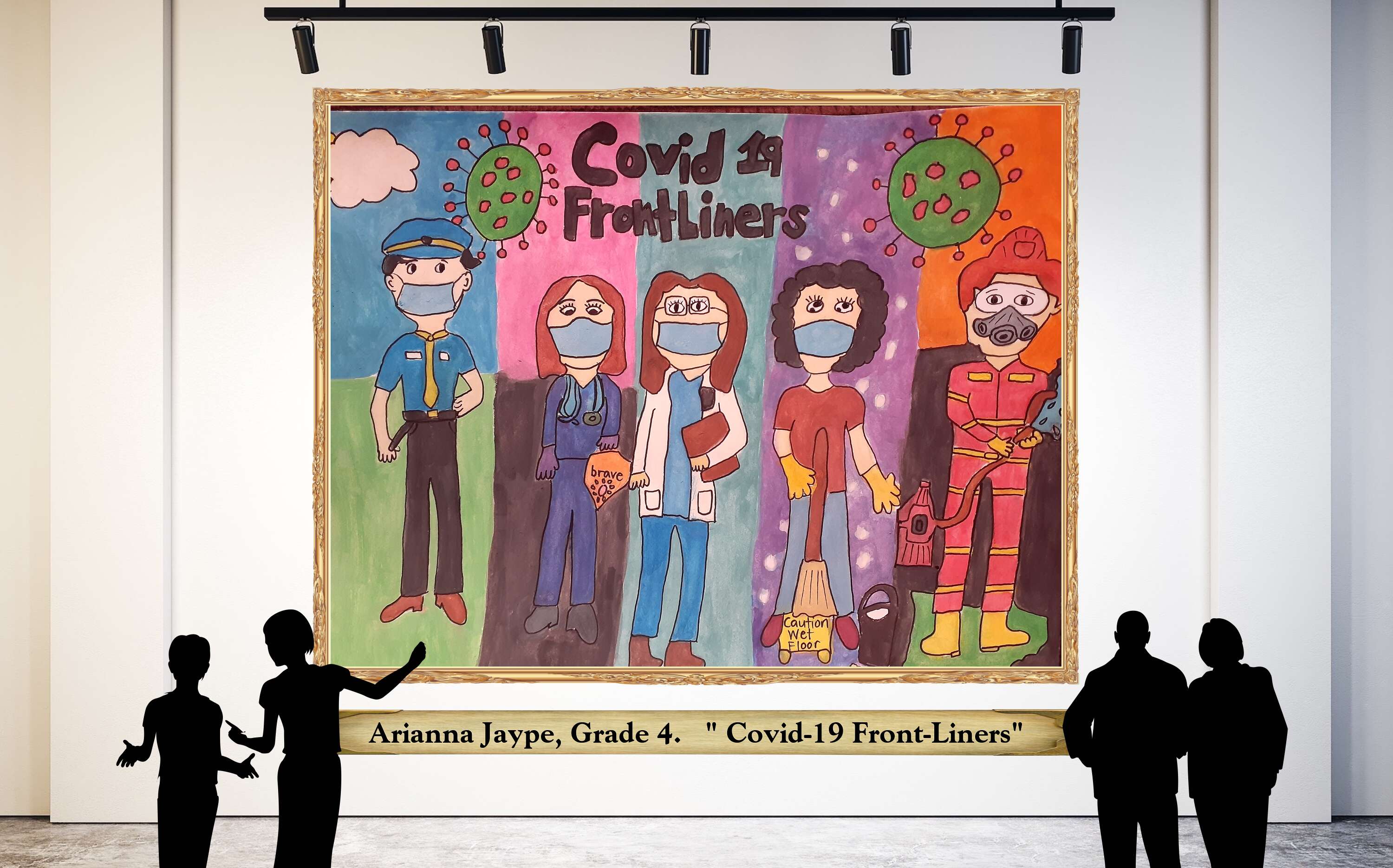 Arianna Jaype, Grade 4.   &quot; Covid-19 Front-Liners&quot;