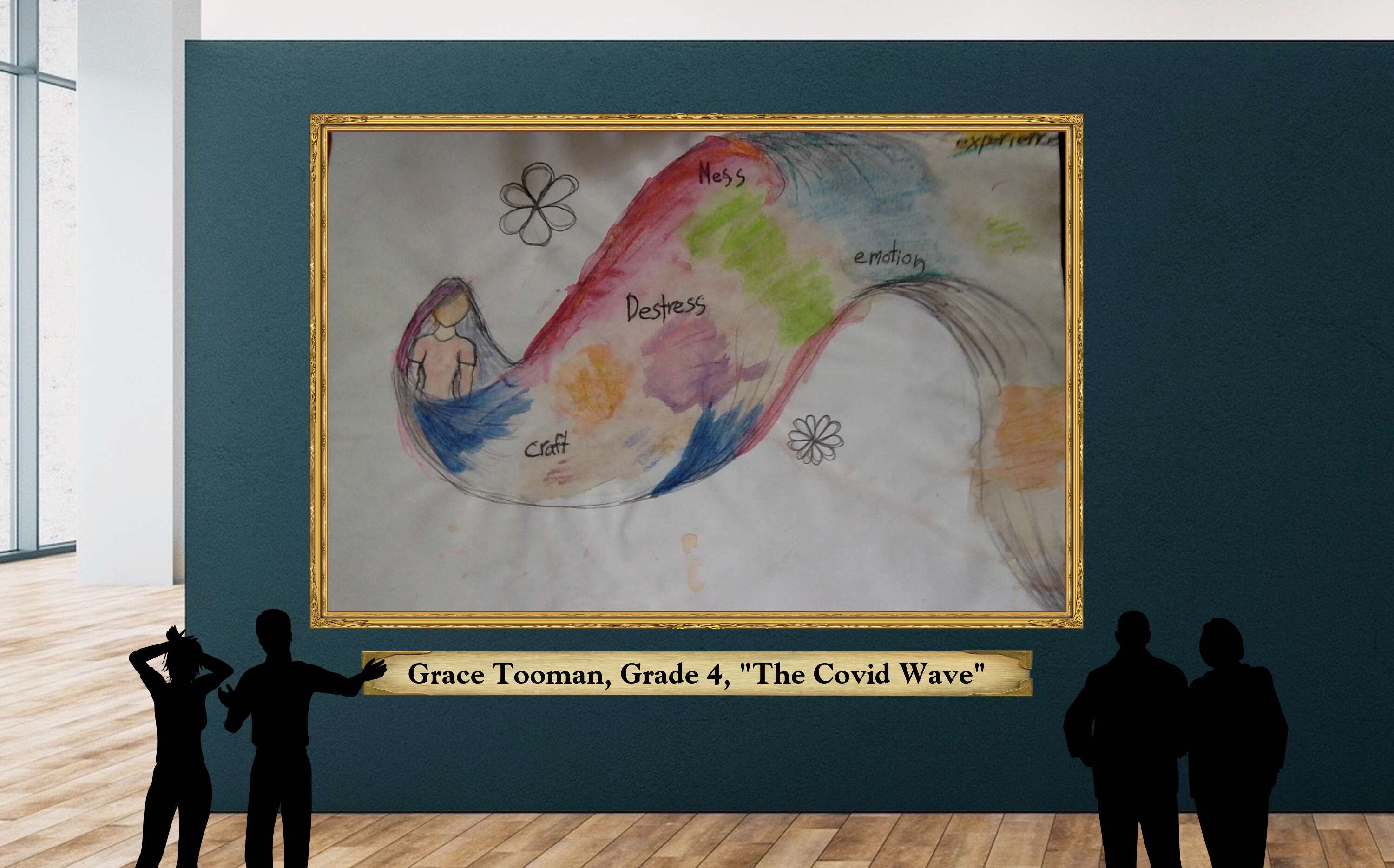 Grace Tooman, Grade 4, &quot;The Covid Wave&quot;