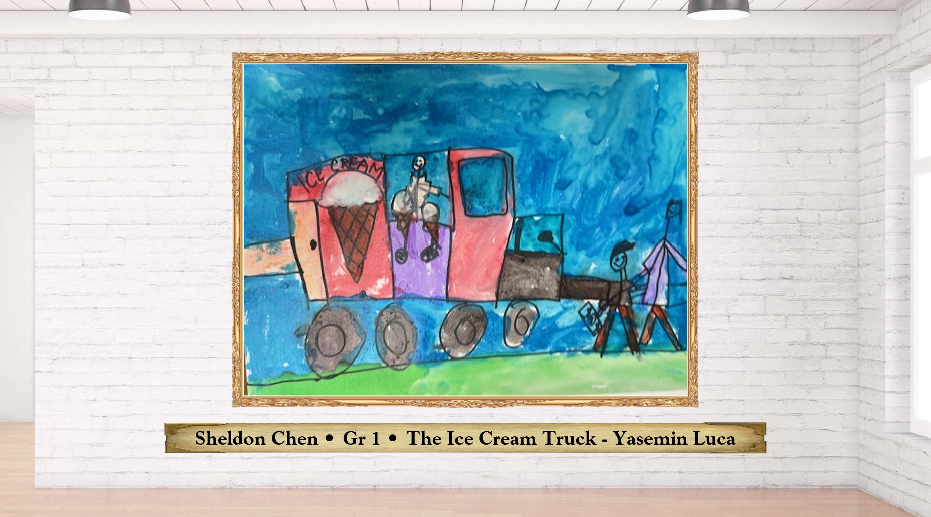 Sheldon Chen • Gr 1 • The Ice Cream Truck - Yasemin Luca